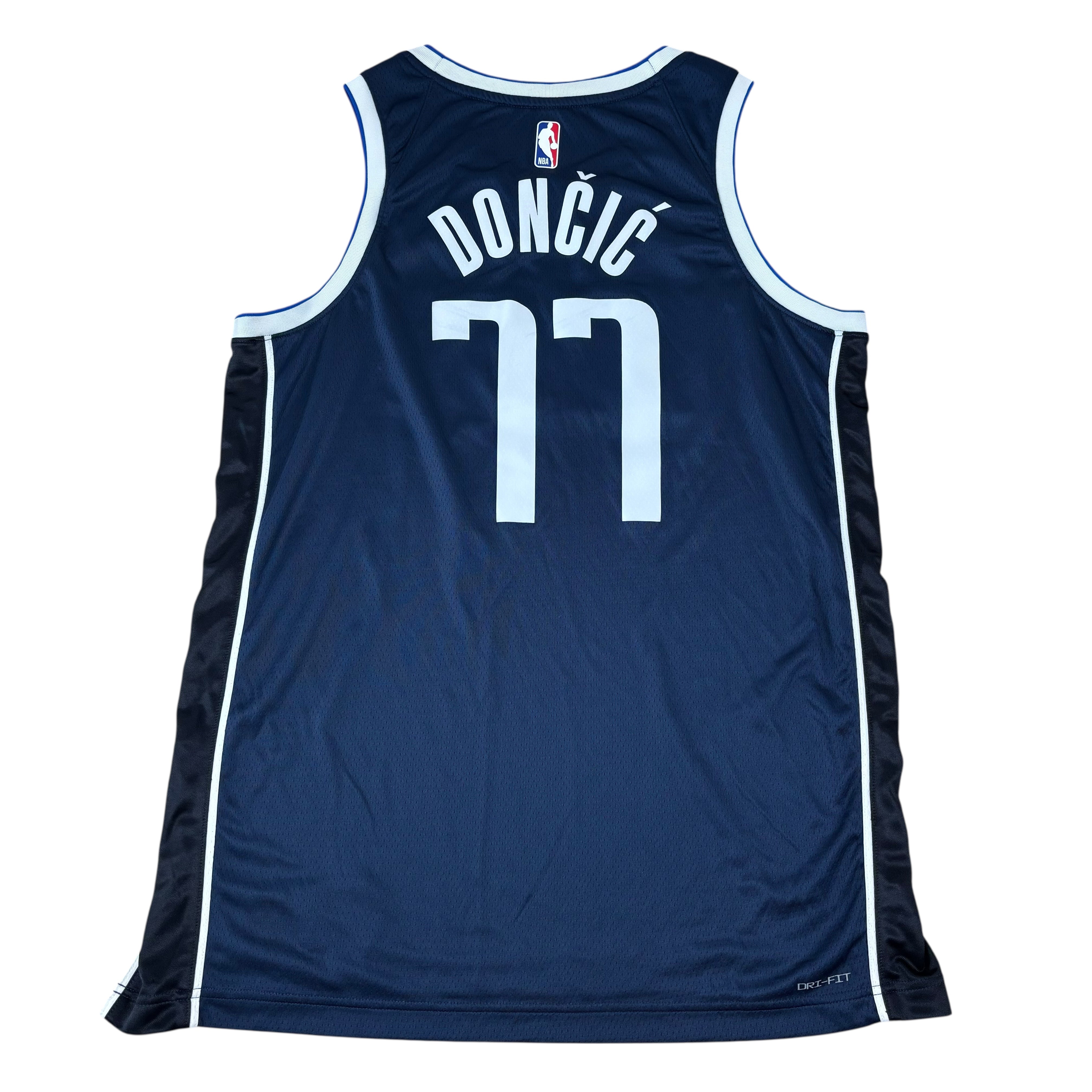 Jordan Dallas Mavericks NBA 2022/24 Dončić No.77 Swingman Statement Edition Basketball Jersey (L)