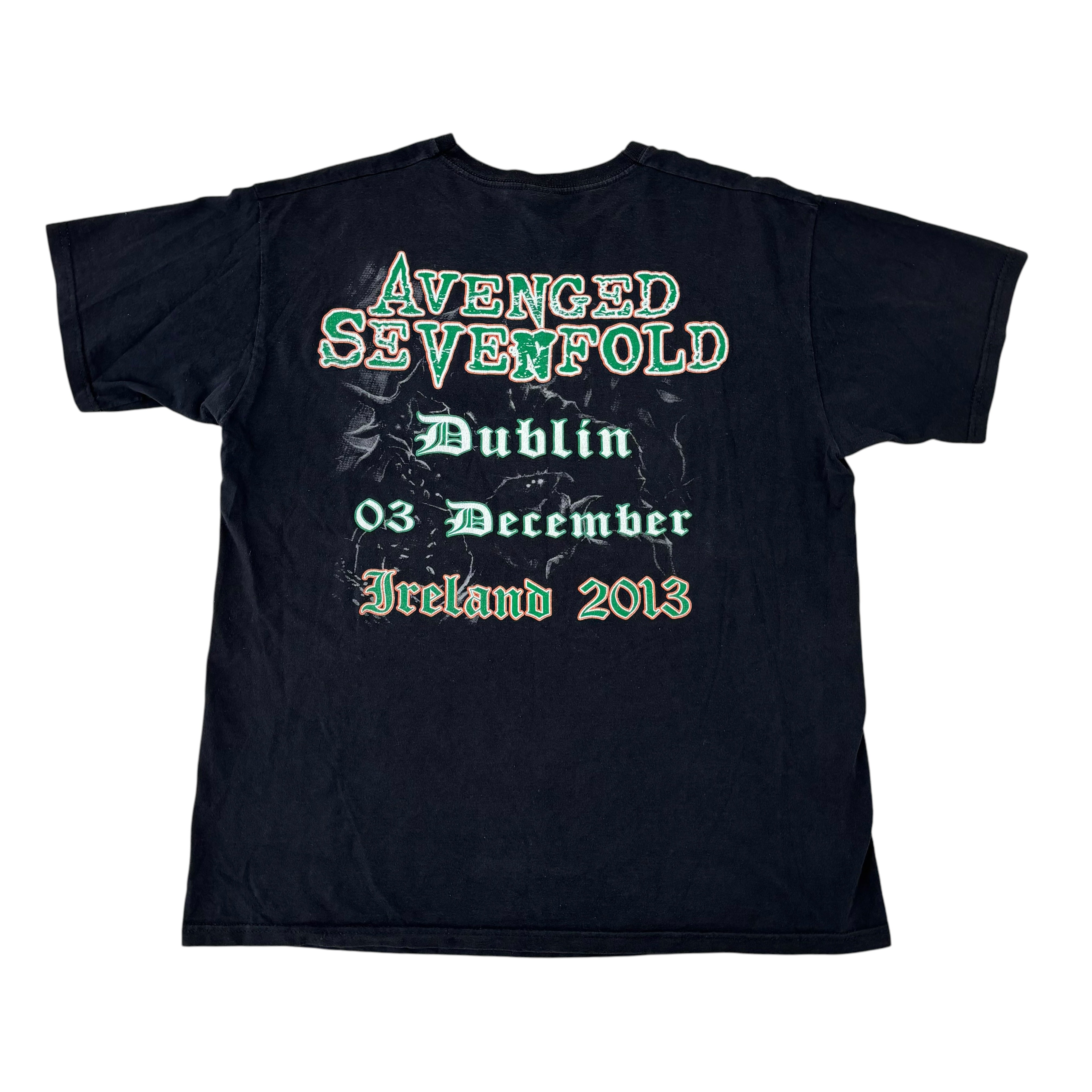 FOTL Avenged Sevenfold Ireland 2013 Graphic Tee (L)