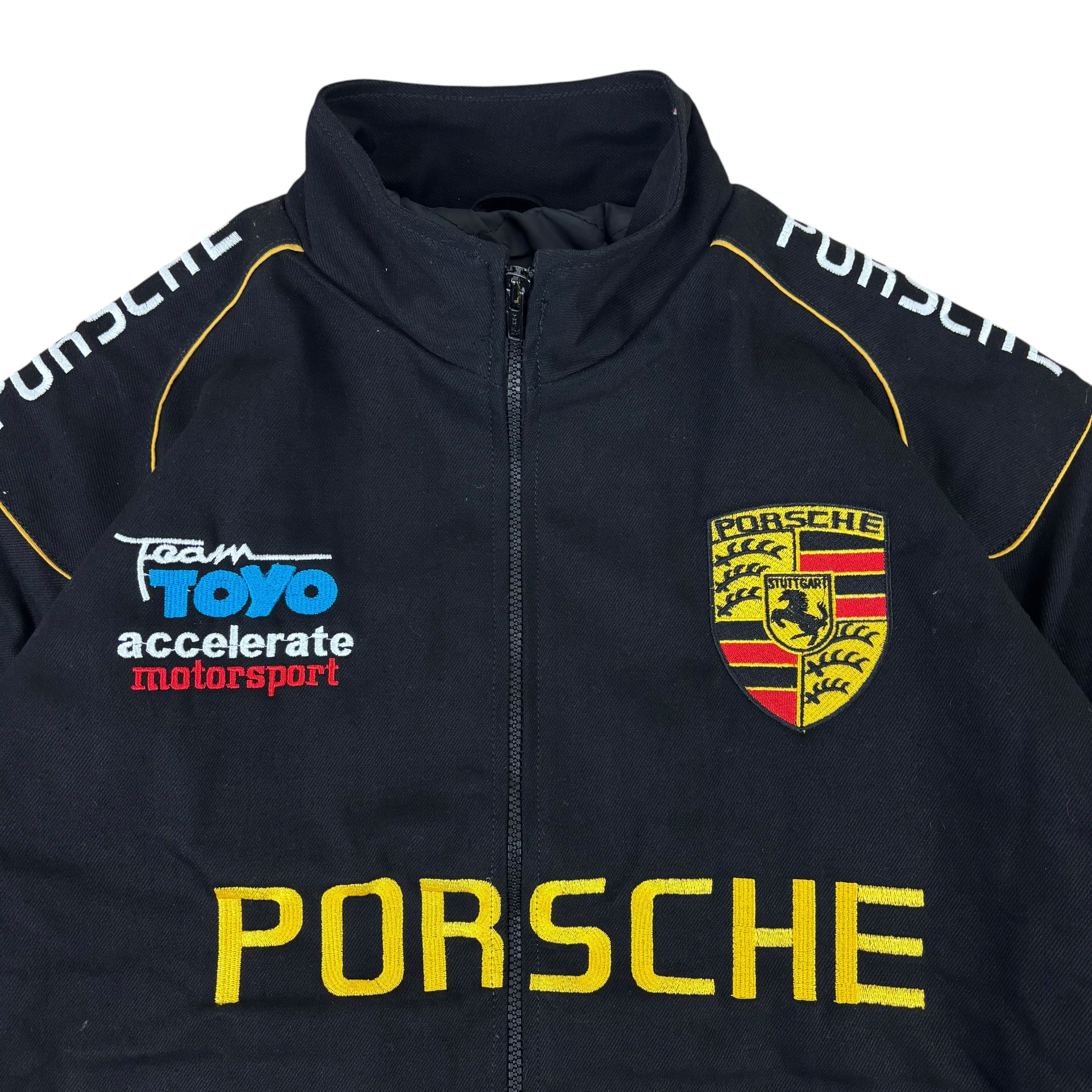 JHDesign Black Porsche Racing Jacket (M-L)