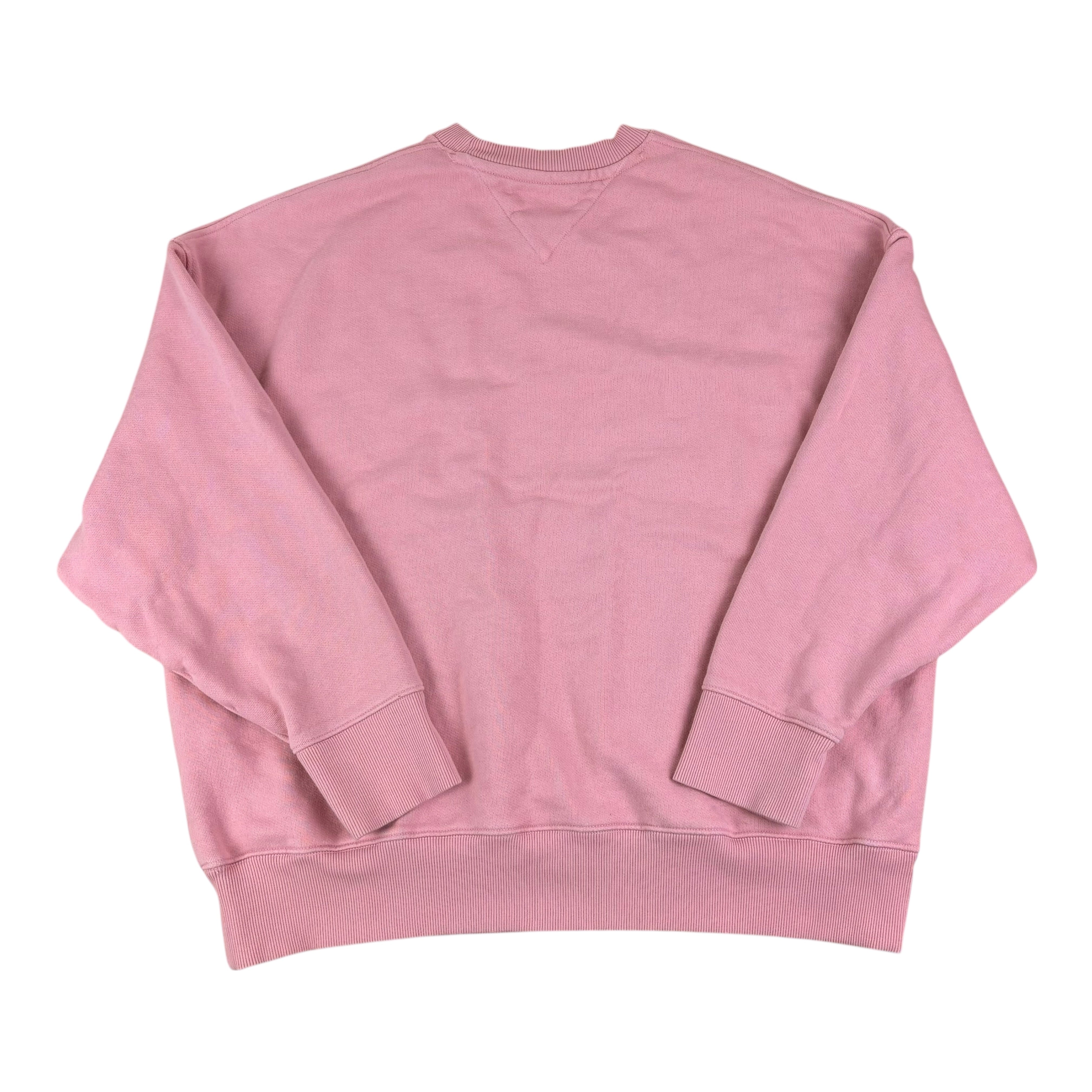 Tommy Hilfiger Jeans Pink Centre Logo Sweater (XL)