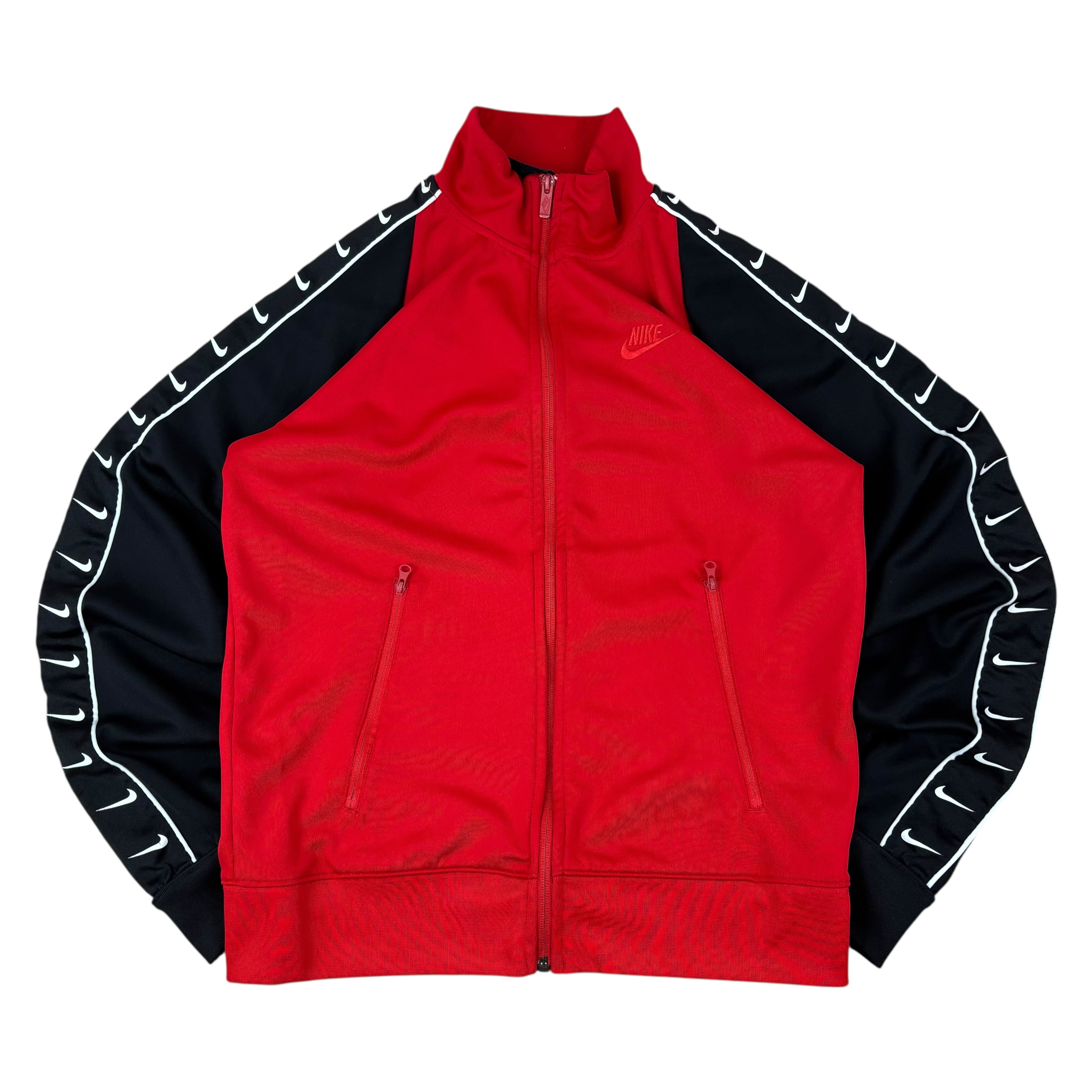 Nike Red Y2K Logo Track Jacket (S)