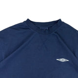 Umbro 90s Navy Logo Tee (L)