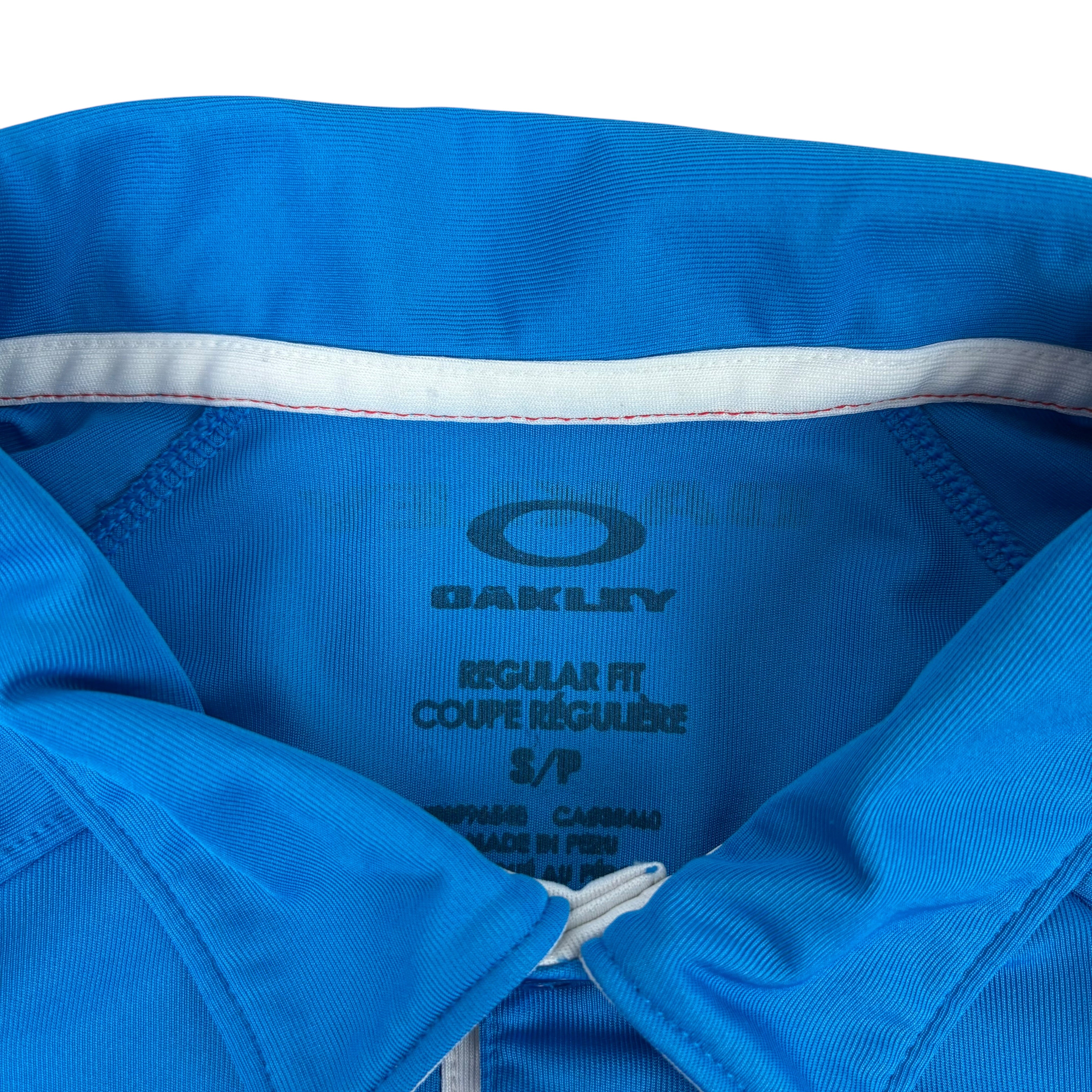 Oakley Blue Hydrolix Golf Polo Shirt (S)
