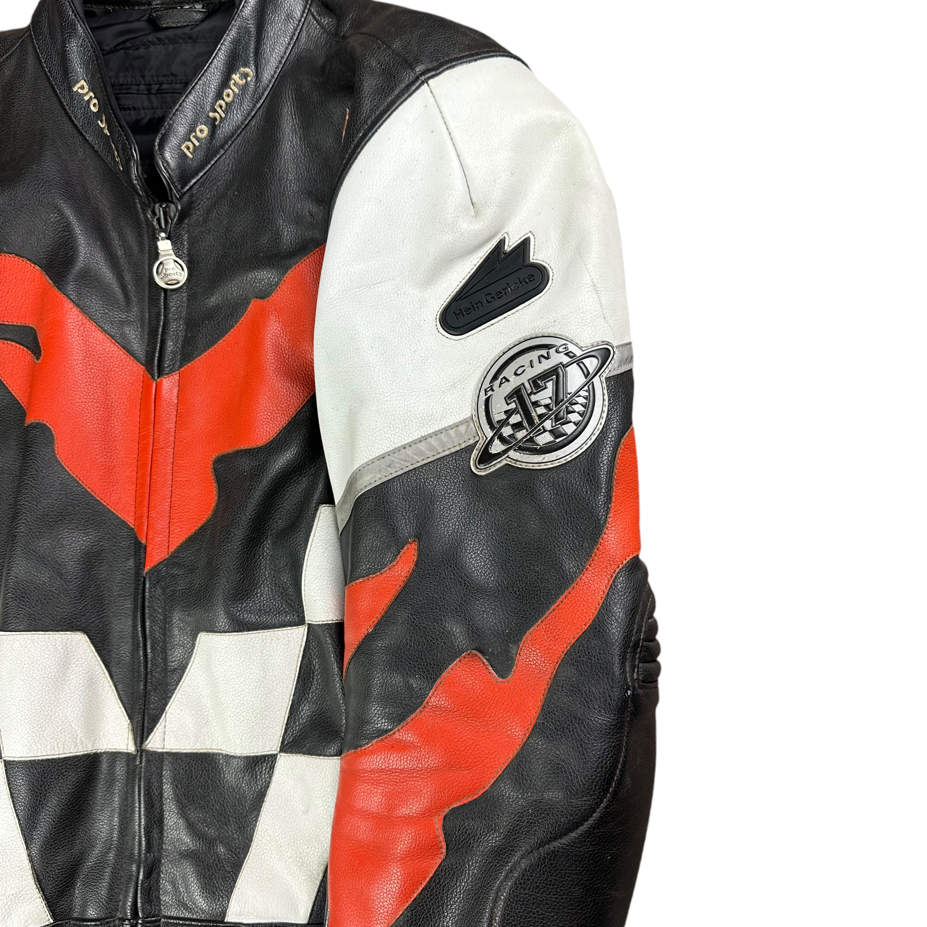 Hein Gericke ProSports 90s Leather Motorcycle Jacket (S)