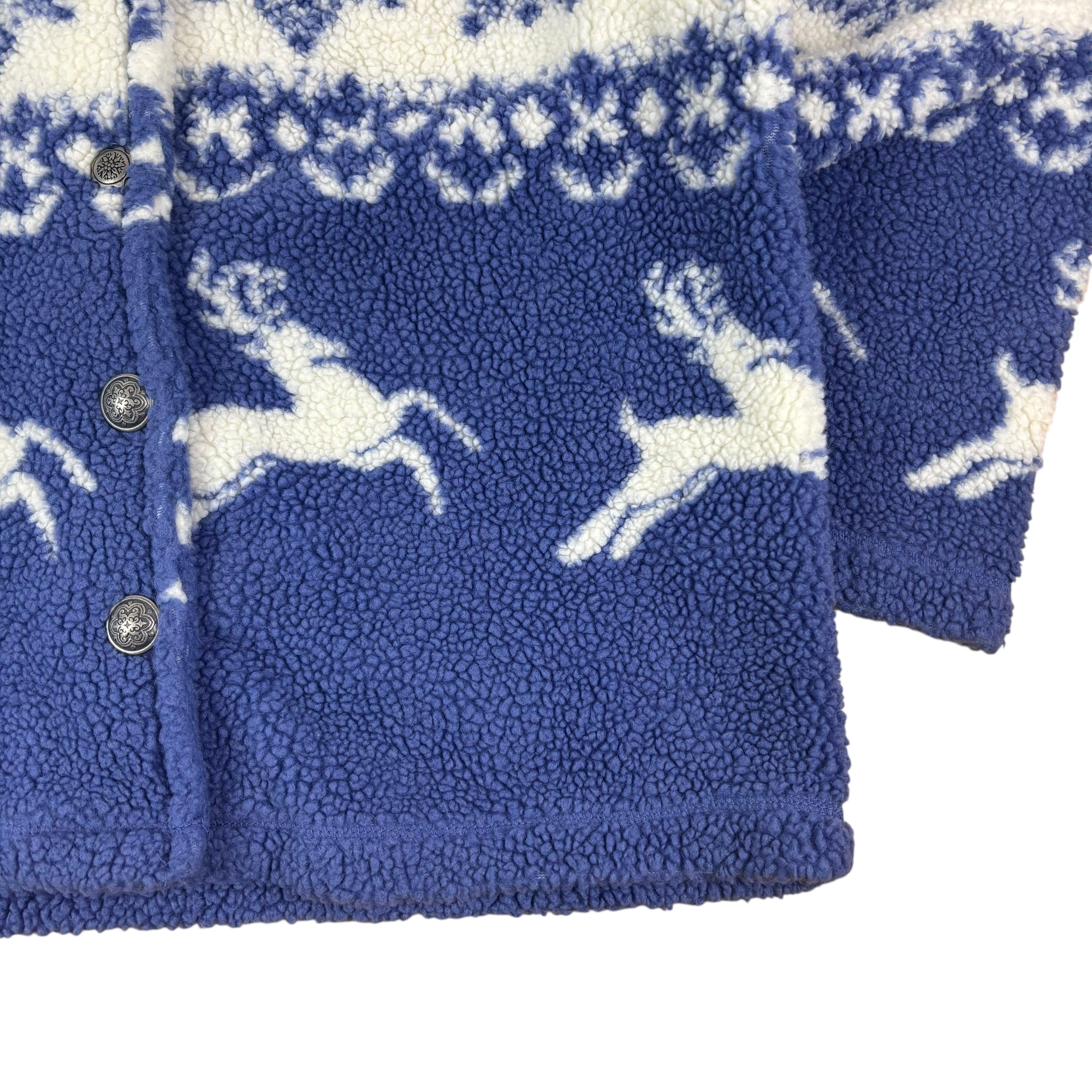 White Stag Vintage Deer Pattern Fleece (Women’s L)