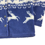 White Stag Vintage Deer Pattern Fleece (Women’s L)