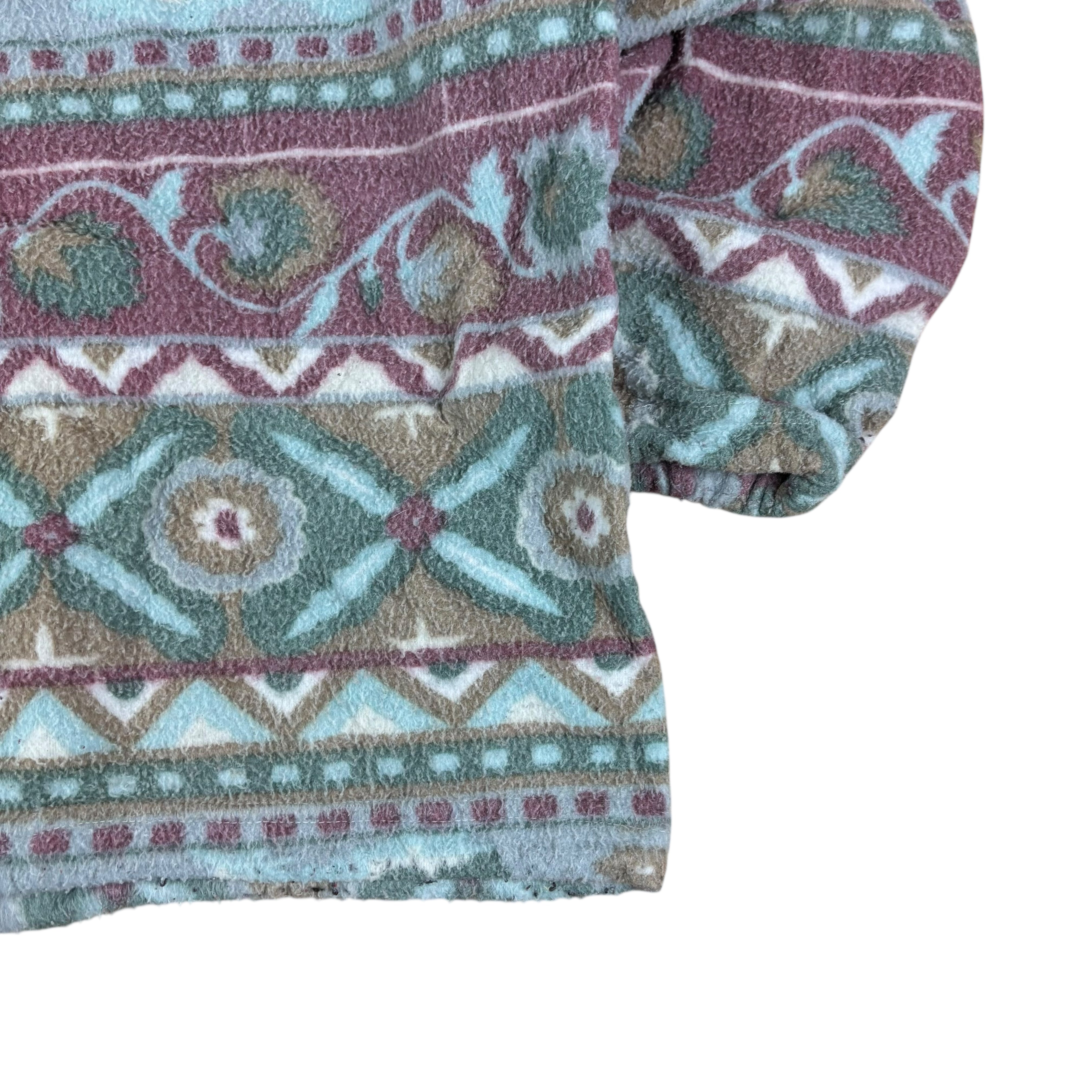 Vintage Q-Zip Pattern Fleece (Women’s L)