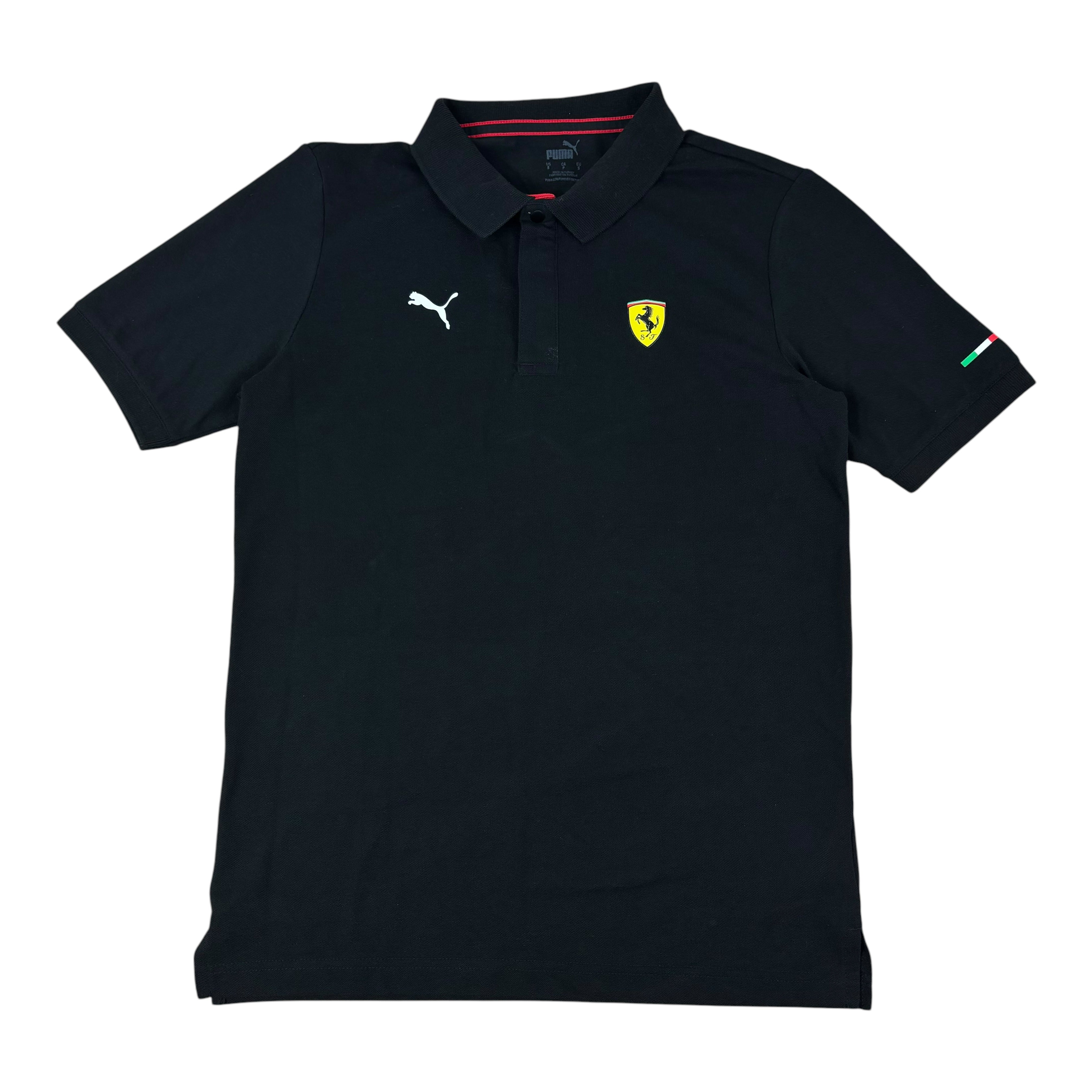 Puma Ferrari Black Polo Shirt (S)