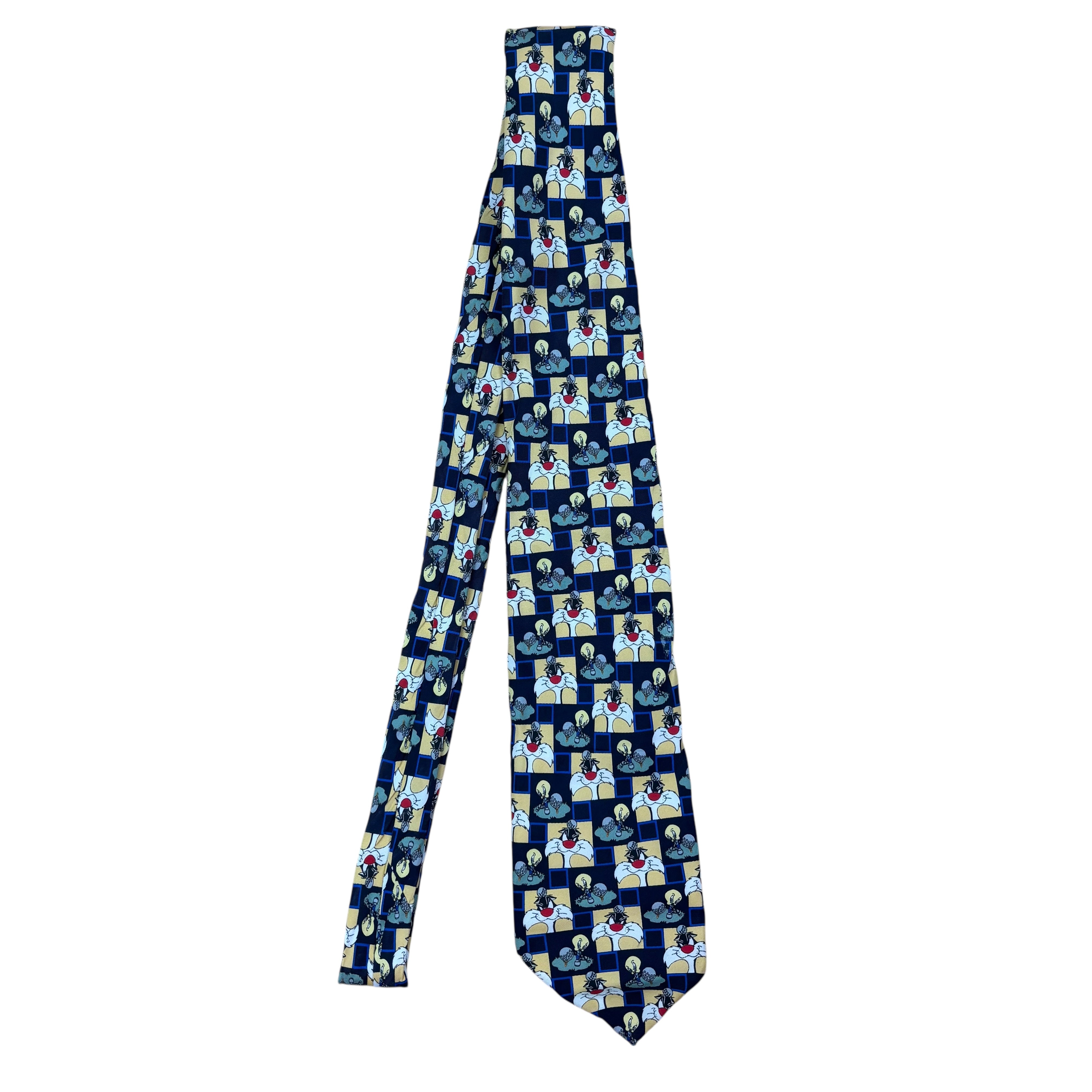 Warner Bros. Looney Tunes Tweety & Sylvester 1997 Golf Tie