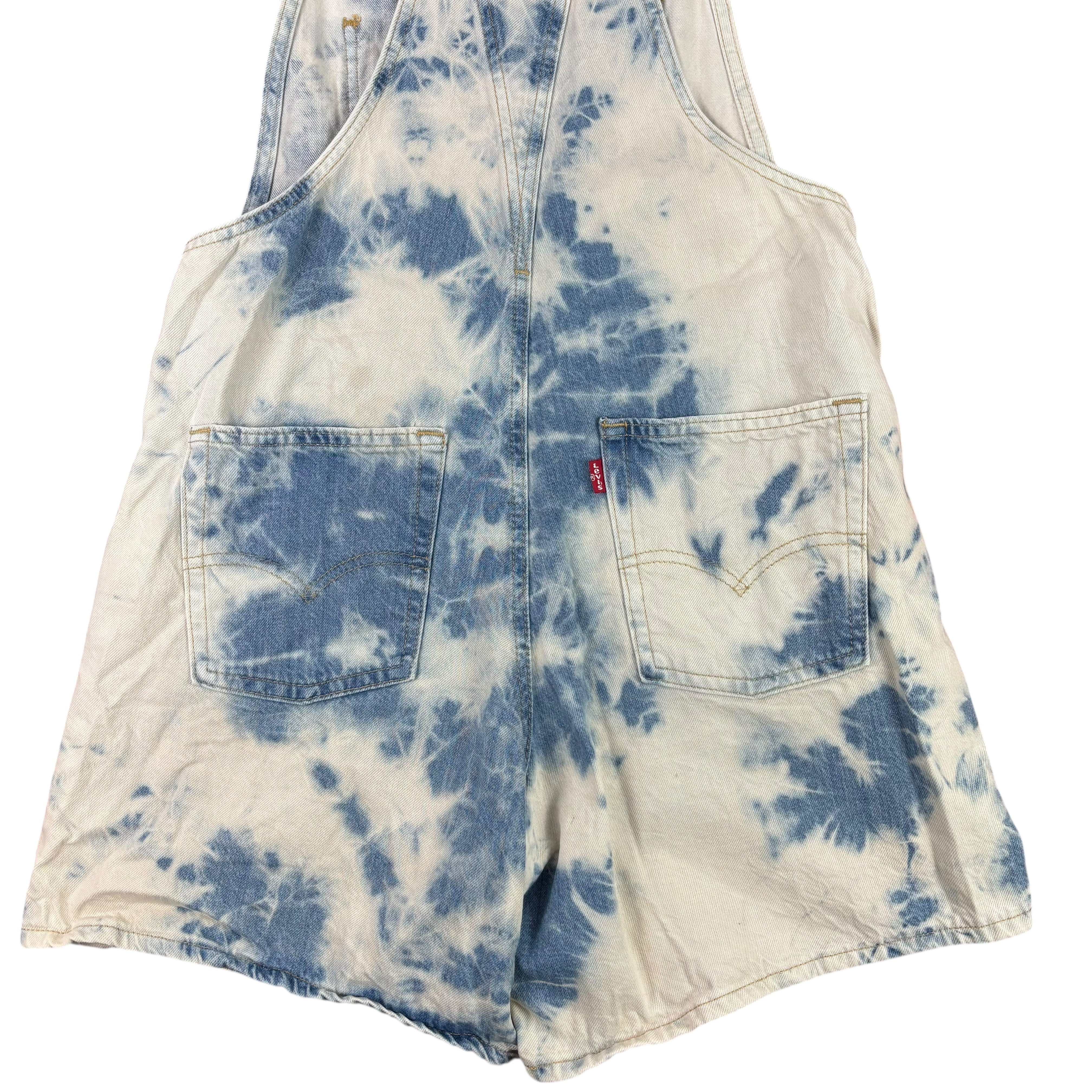 Levi’s Bleach-Dyed Denim Dungarees (Women’s XS)