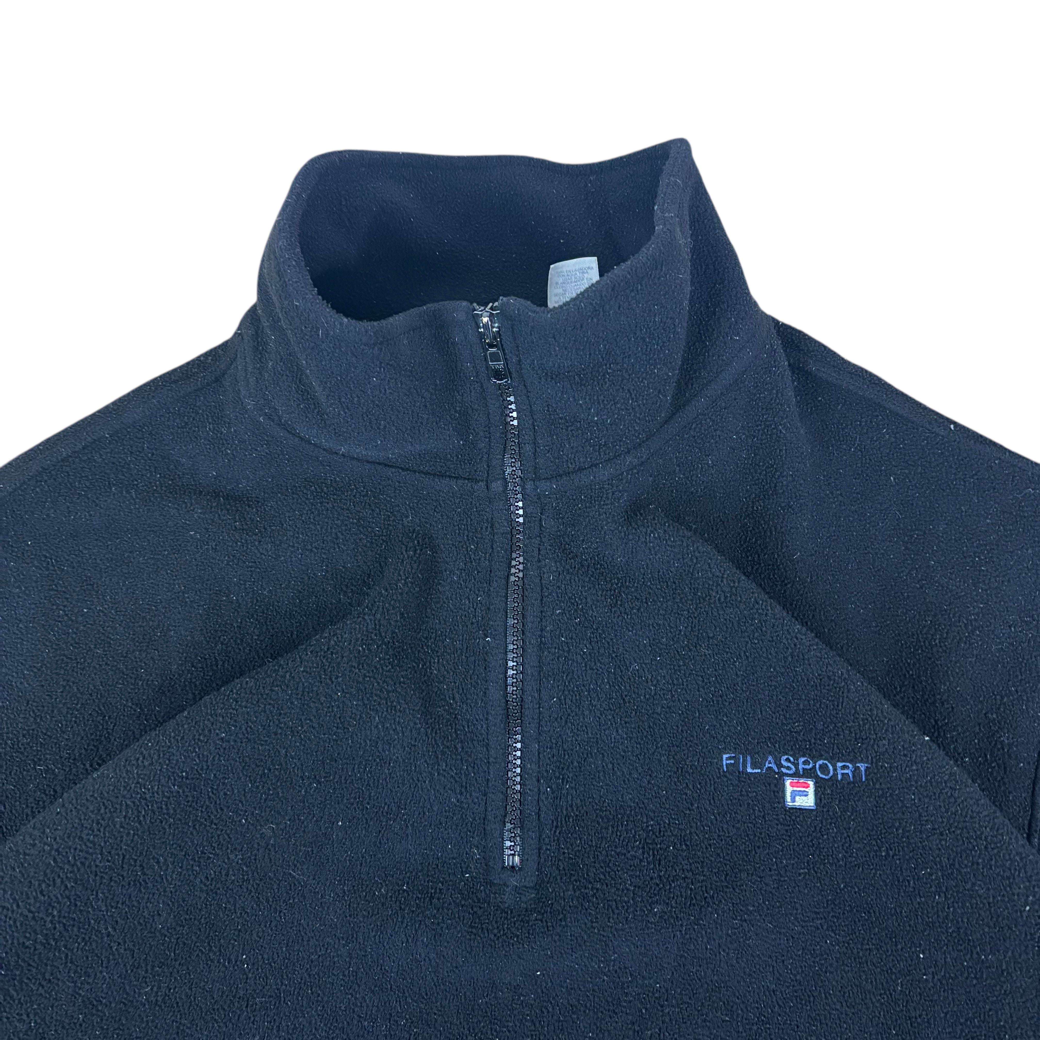 FILA Sport Black Q-Zip Fleece (XL)