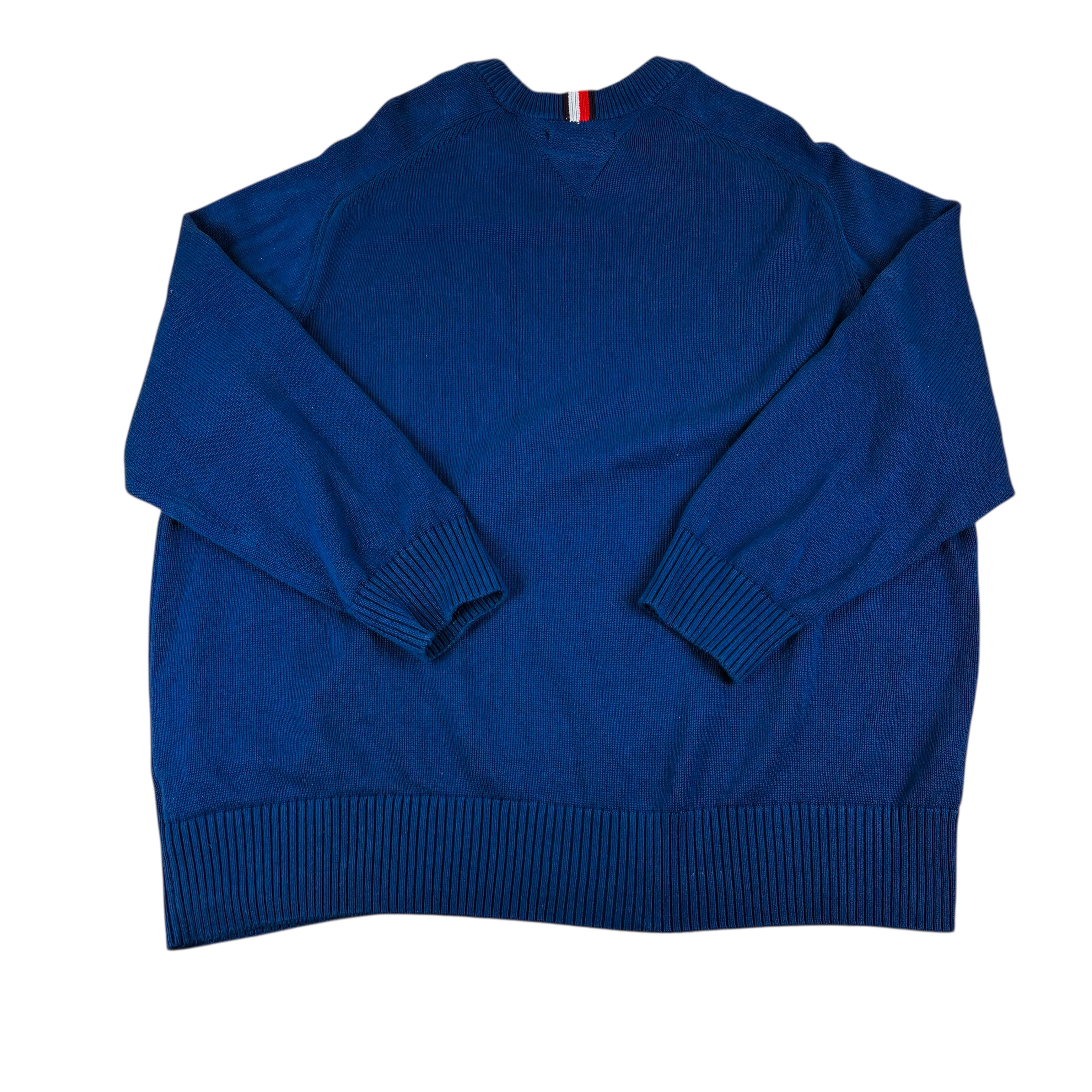 Tommy Hilfiger Navy Knitted Sweater (4XL)