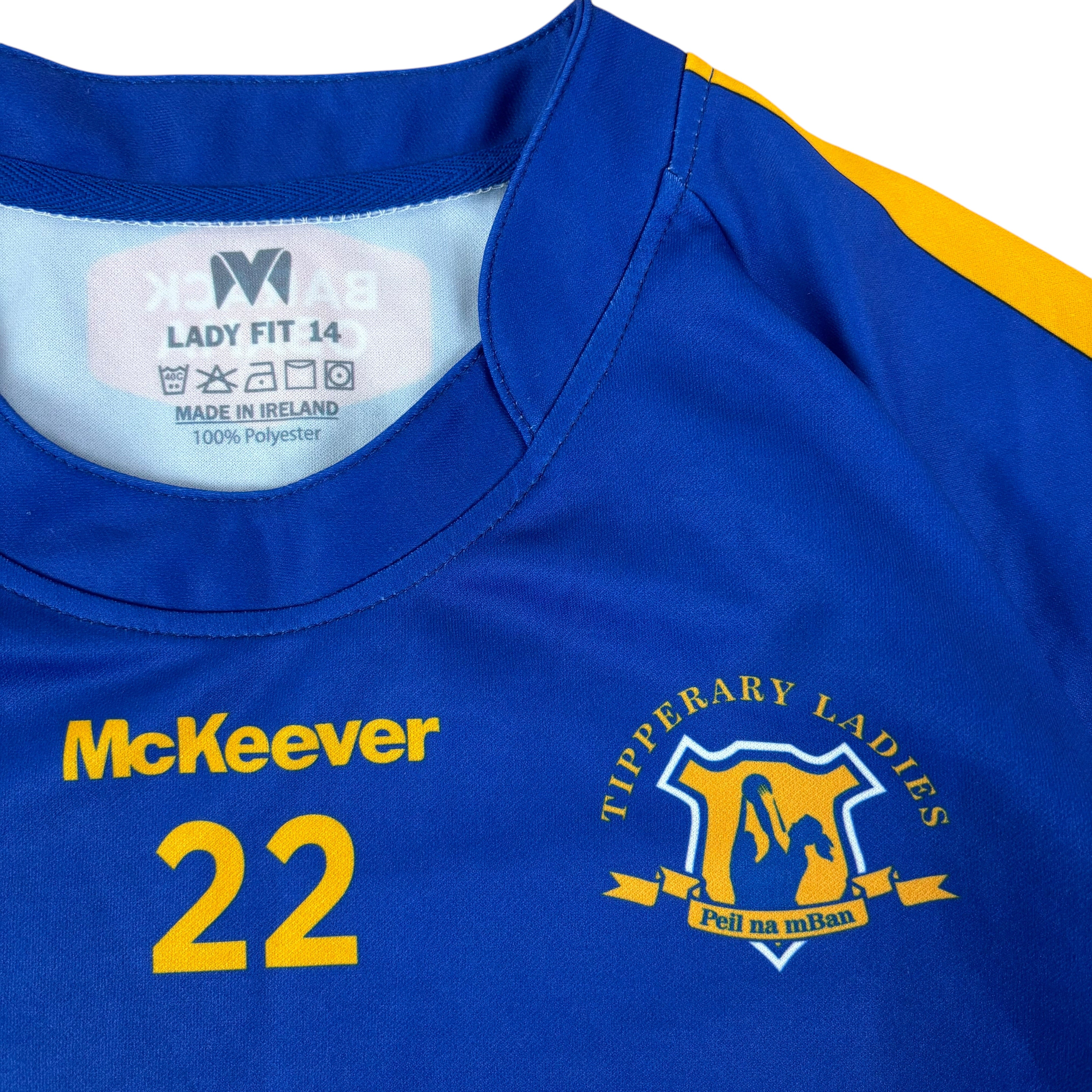 McKeever Tipperary Ladies GAA 2017/18 Home Jersey (Women’s L)