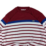 Lacoste Y2K Striped Knitted Sweater (XL)