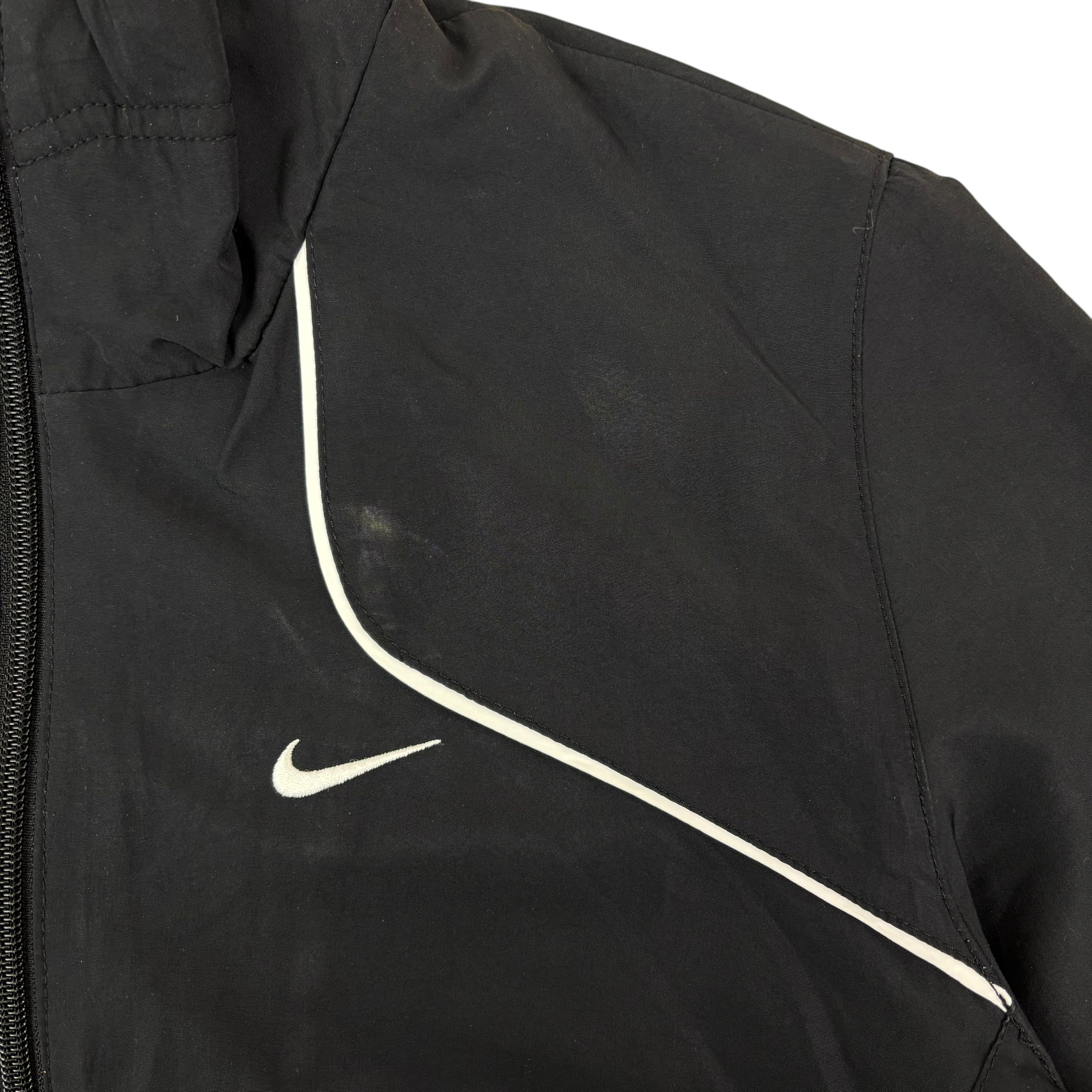 Nike Athletic Dept. Y2K Black Logo Windbreaker (Women’s L)