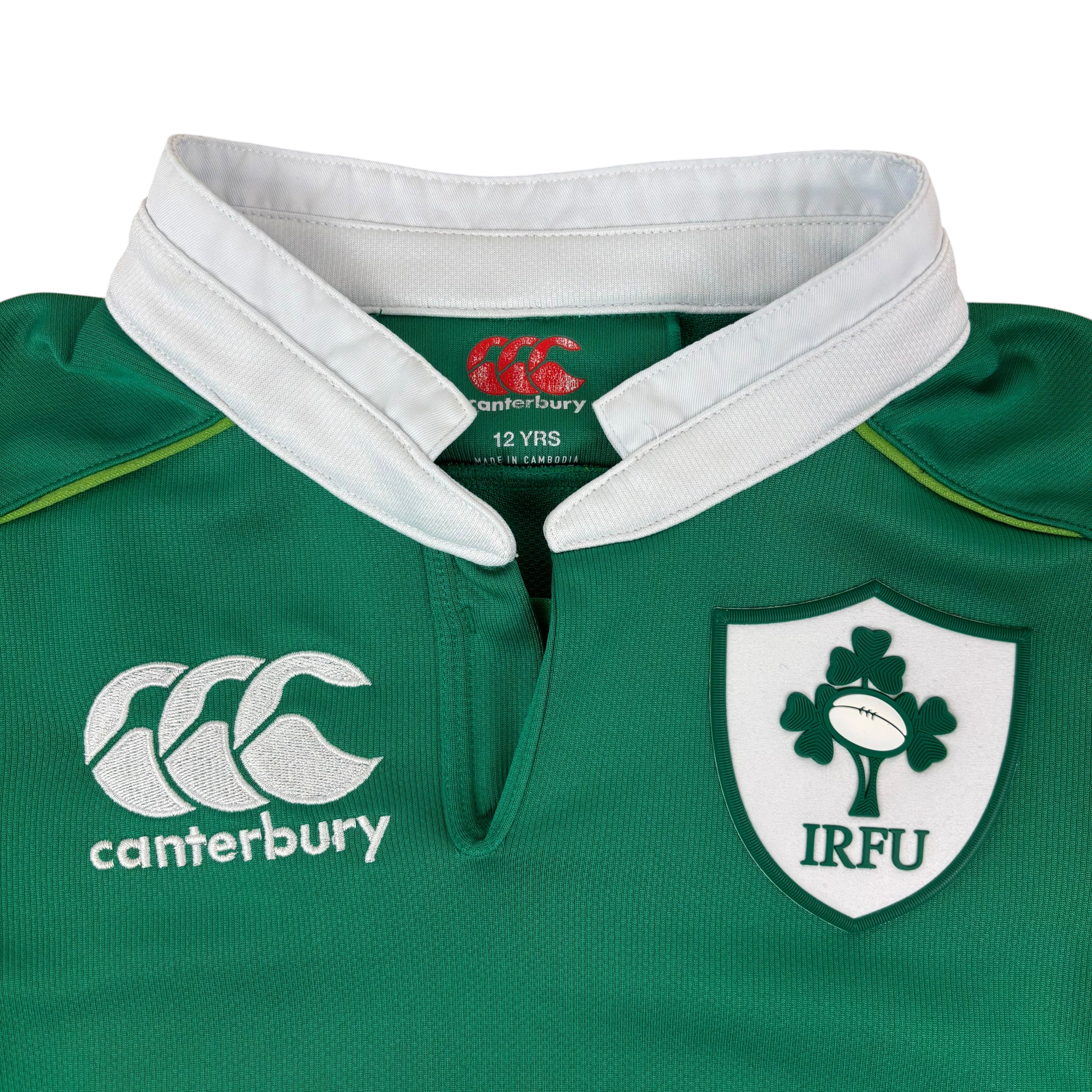 Canterbury Ireland Rugby IRFU 2016/17 Home Jersey (12yrs)