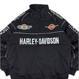 Harley Davidson 100 Year Anniversary 2003 Black Racing Jacket (L-XL)