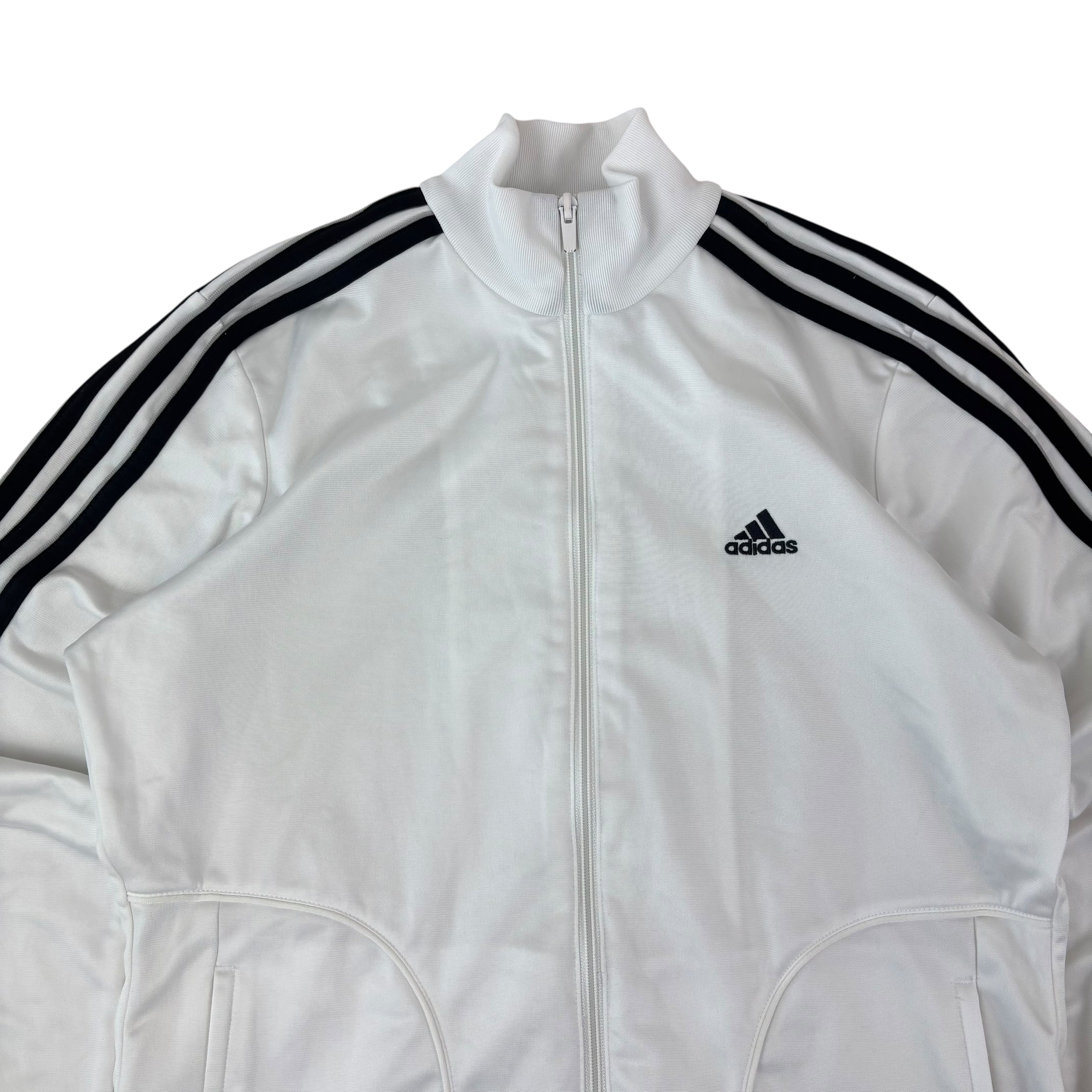 Adidas Y2K White Track Jacket (Women’s L)