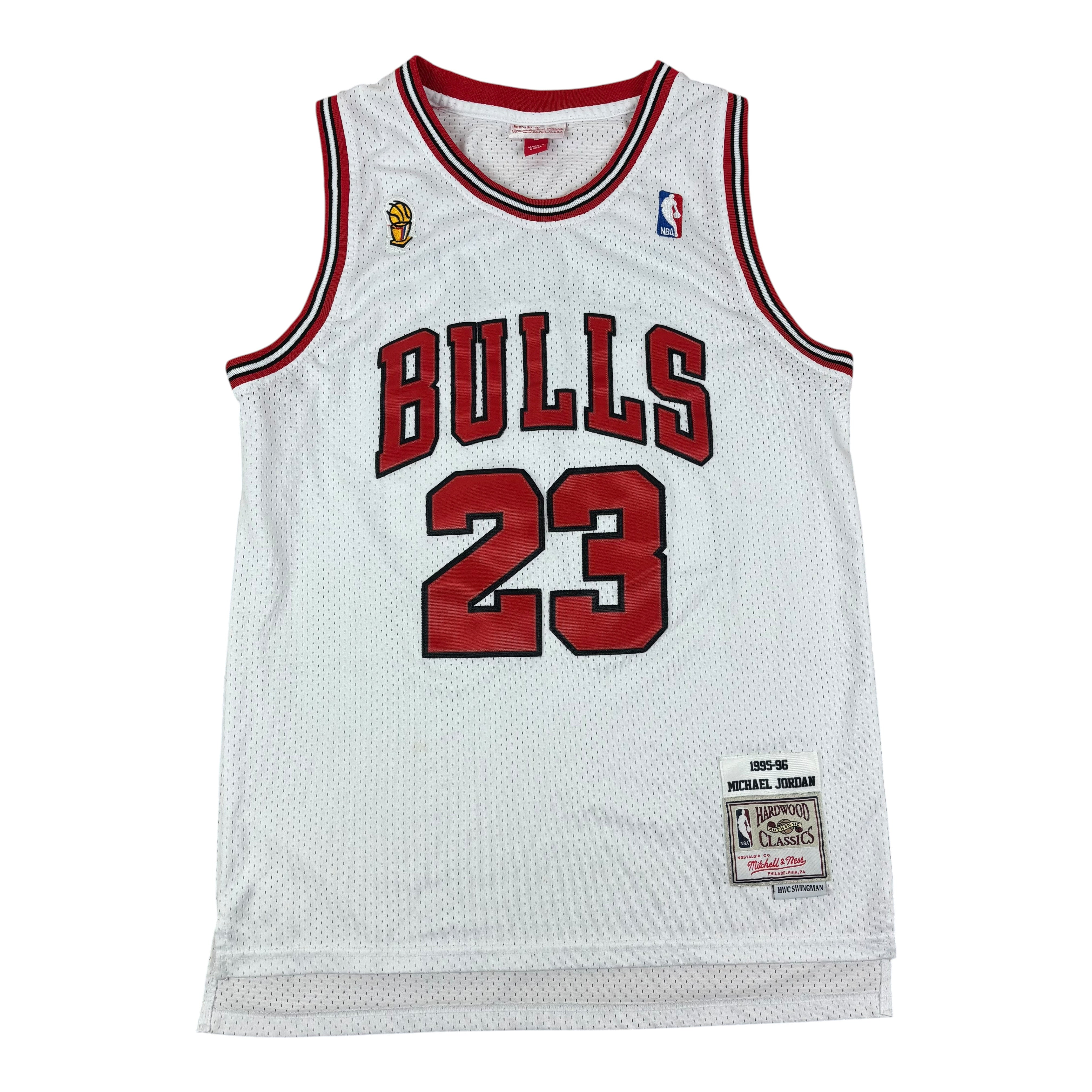 Mitchell&Ness Chicago Bulls NBA 1995/96 No.23 Michael Jordan Retro HWC Swingman Jersey (S)