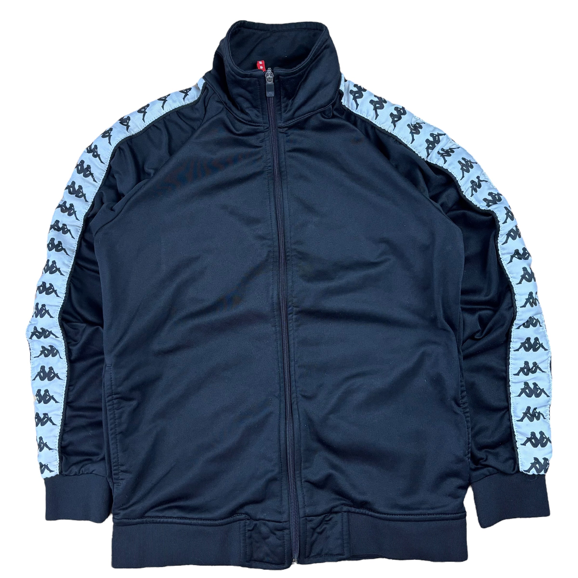 Kappa Black Logo-Tape Track Jacket (S)