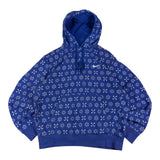 Nike Blue All Over Print Hoodie (M)