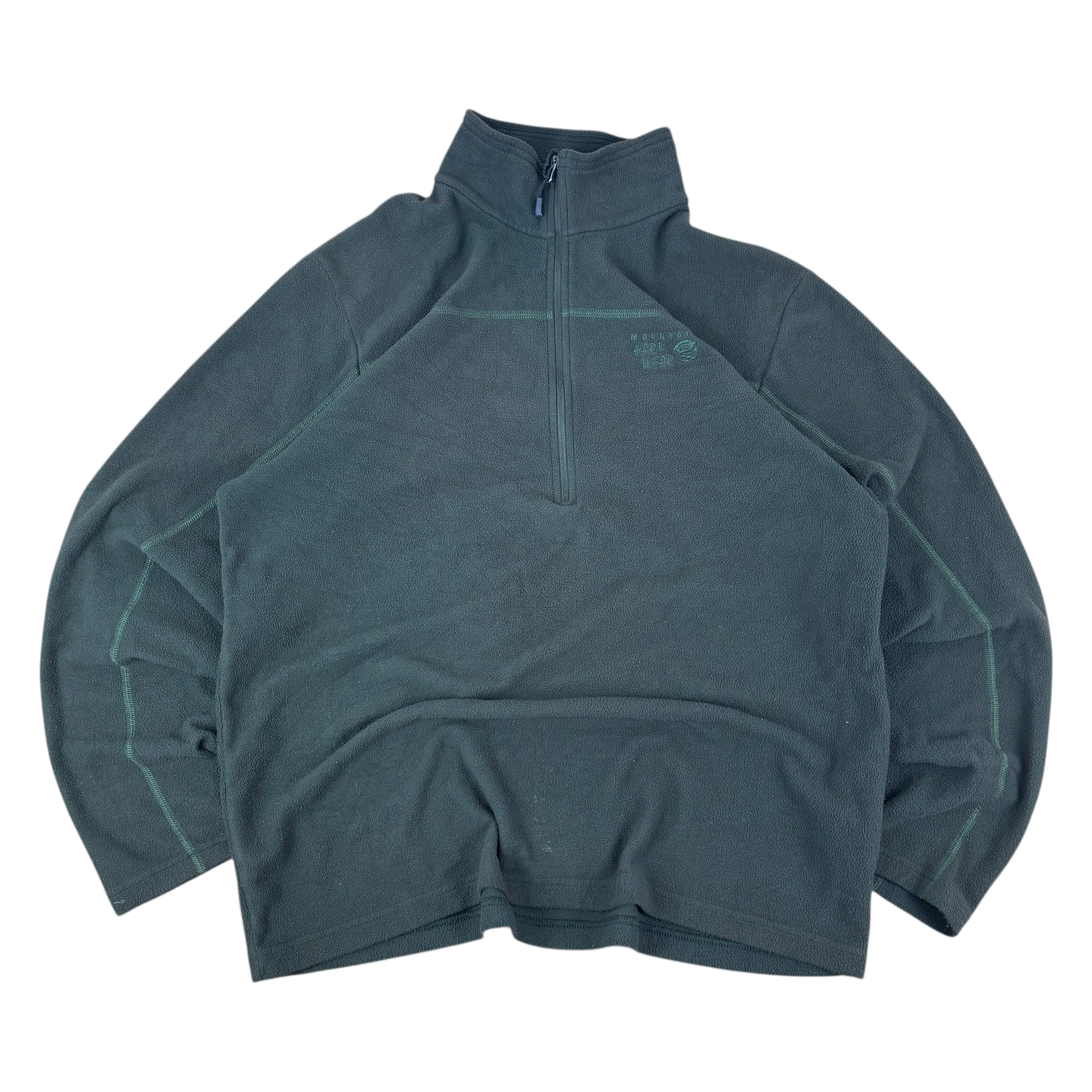 Mountain Hardwear Green Q-Zip  Fleece (L)