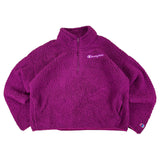Champion Purple Cropped Sherpa Fleece (Women’s L)