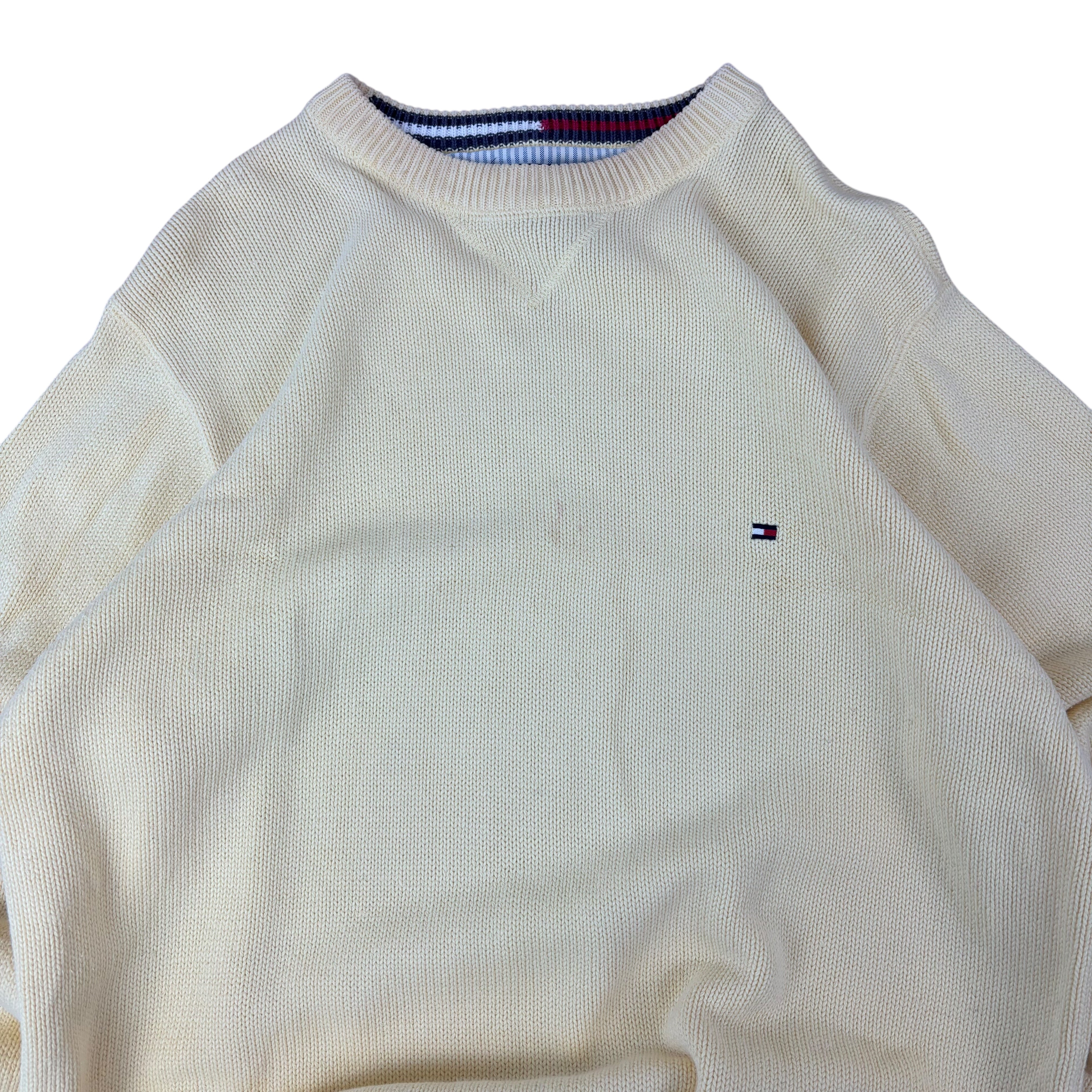 Tommy Hilfiger Yellow Knitted Sweater (S)
