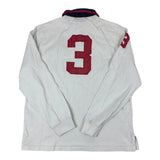 Polo Ralph Lauren 90s White Big Pony LS Polo Shirt (L)