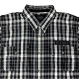 Harley Davidson Y2K Plaid Biker Shirt (XXL)
