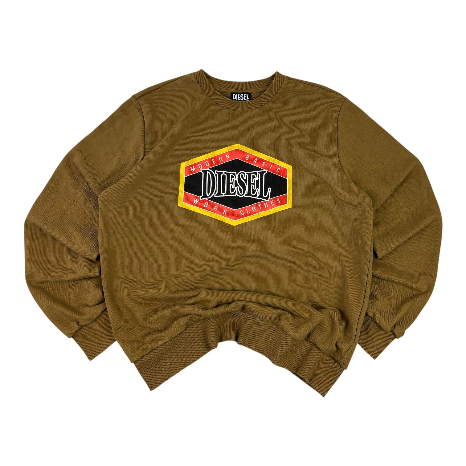Diesel Brown Graphic Sweater (XL)