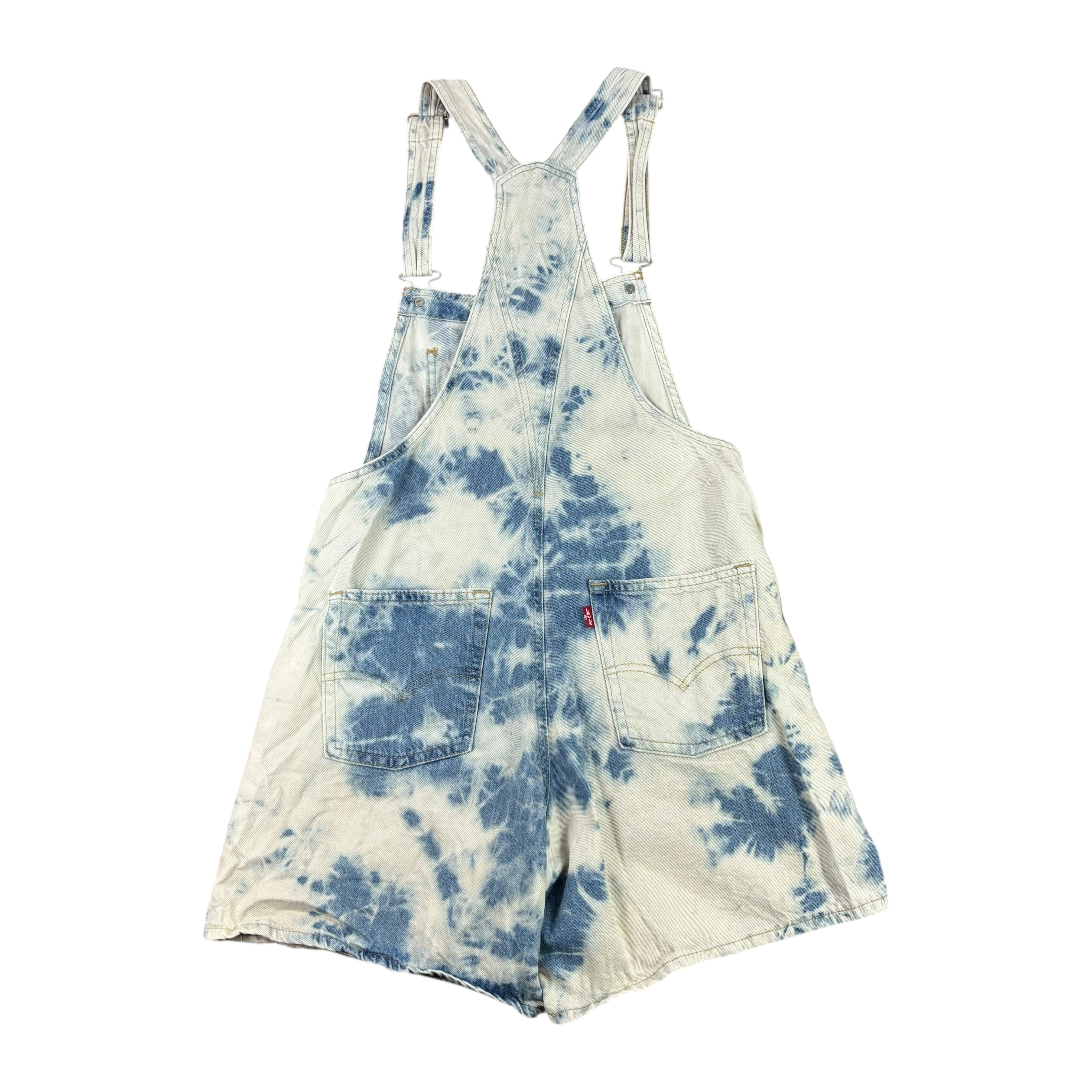 Levi’s Bleach-Dyed Denim Dungarees (Women’s XS)