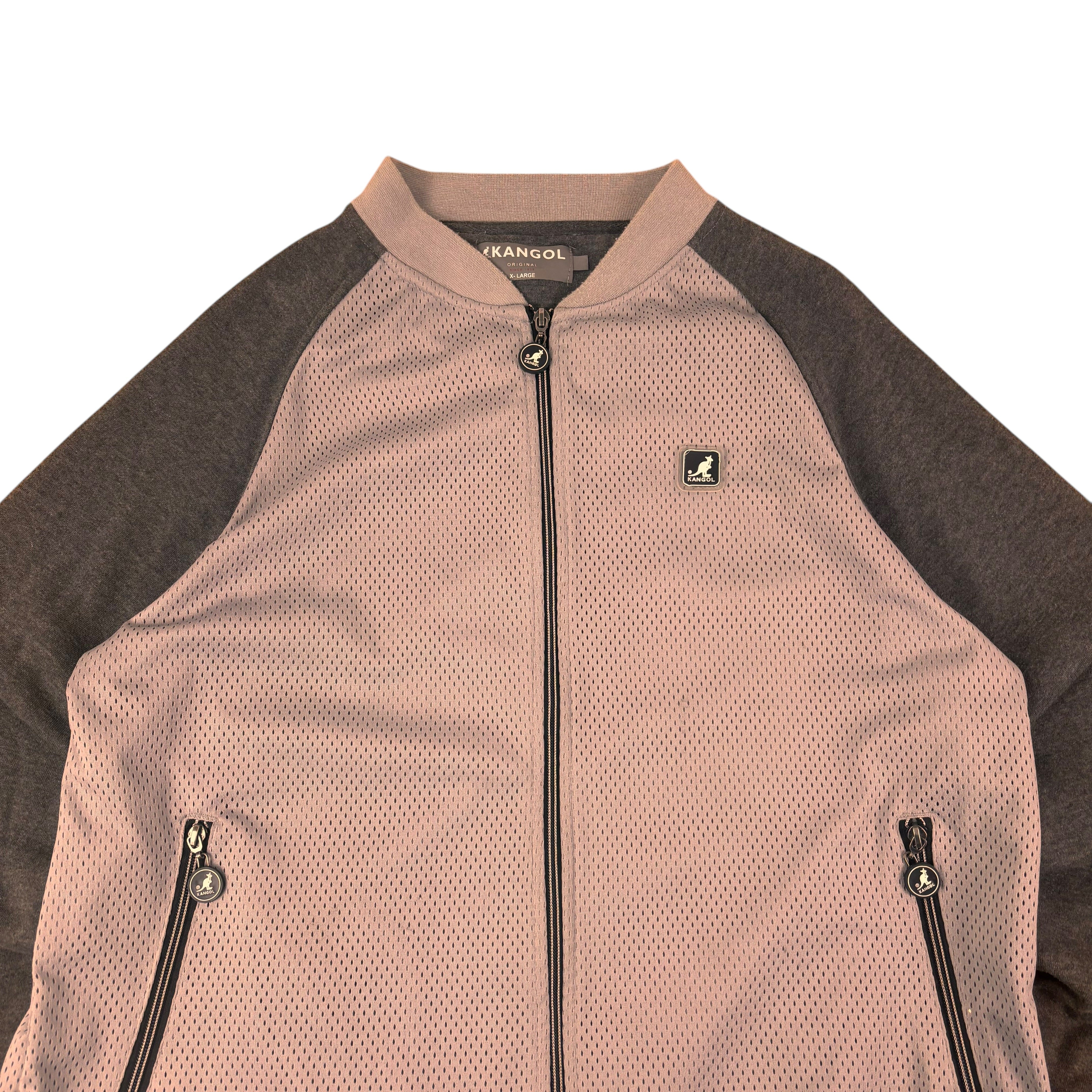 Kangol Grey Y2K Track Jacket (XL)