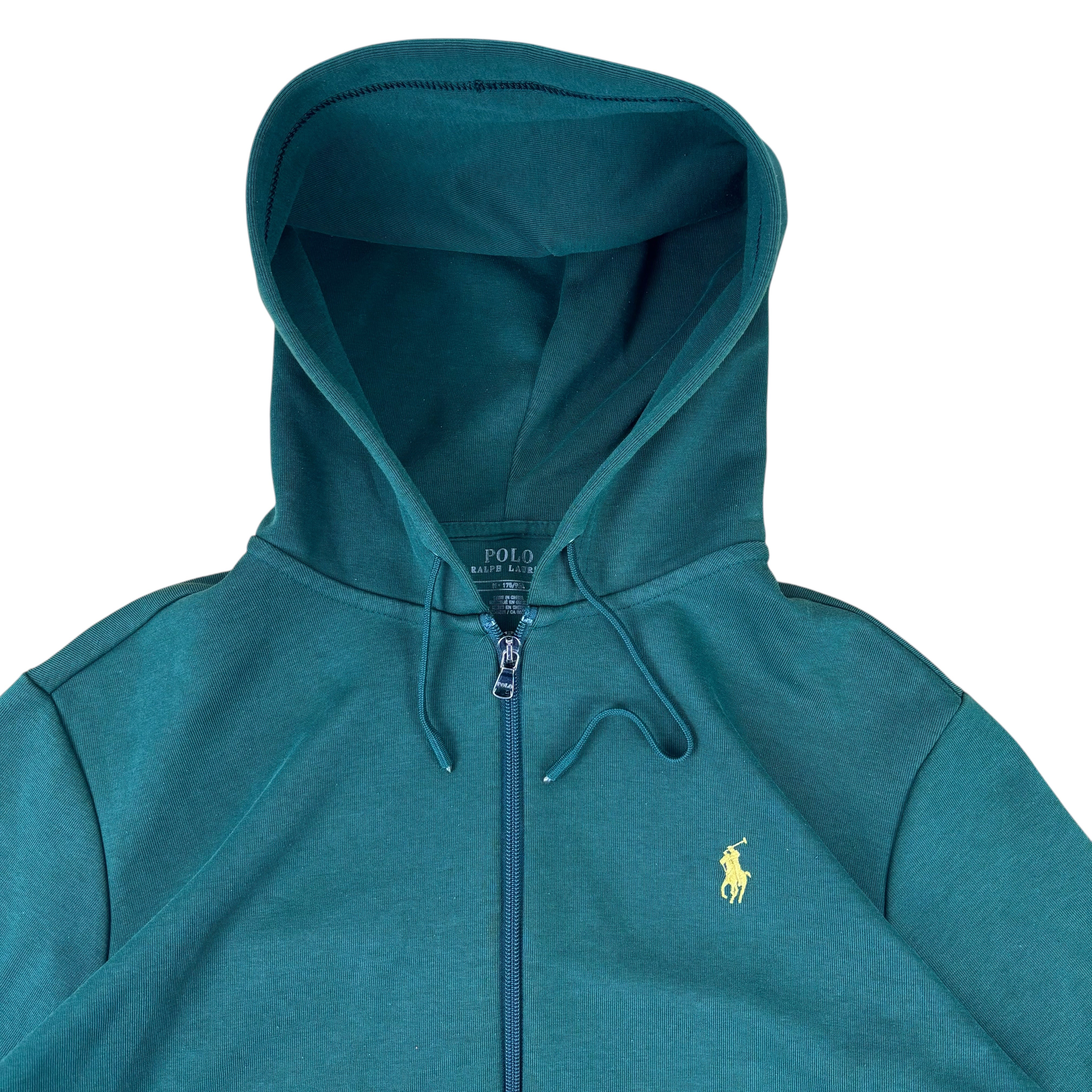 Polo Ralph Lauren Green Double Knit Small Pony Hoodie (M)