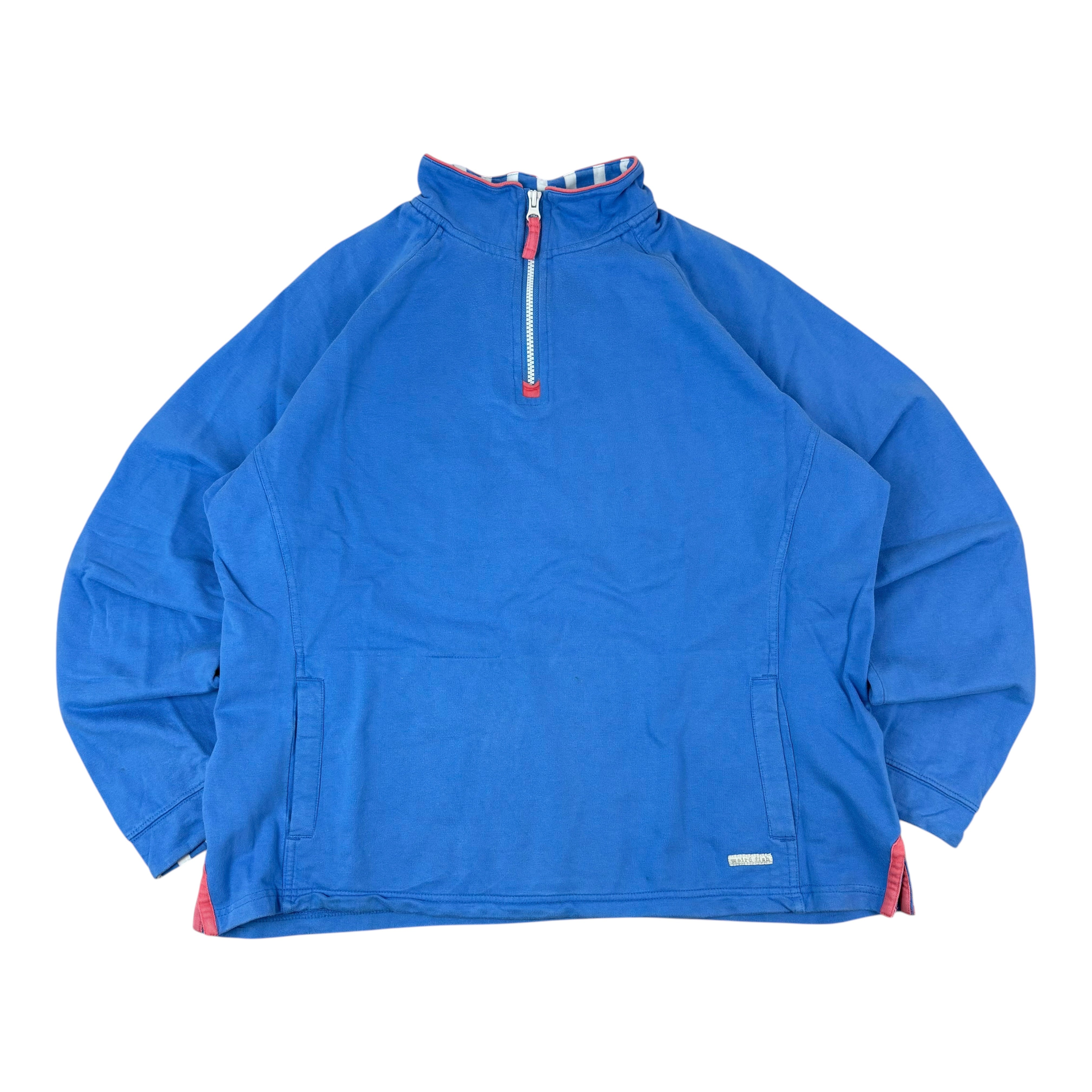 Weird Fish Blue Nautical Track Jacket (Women’s XL)