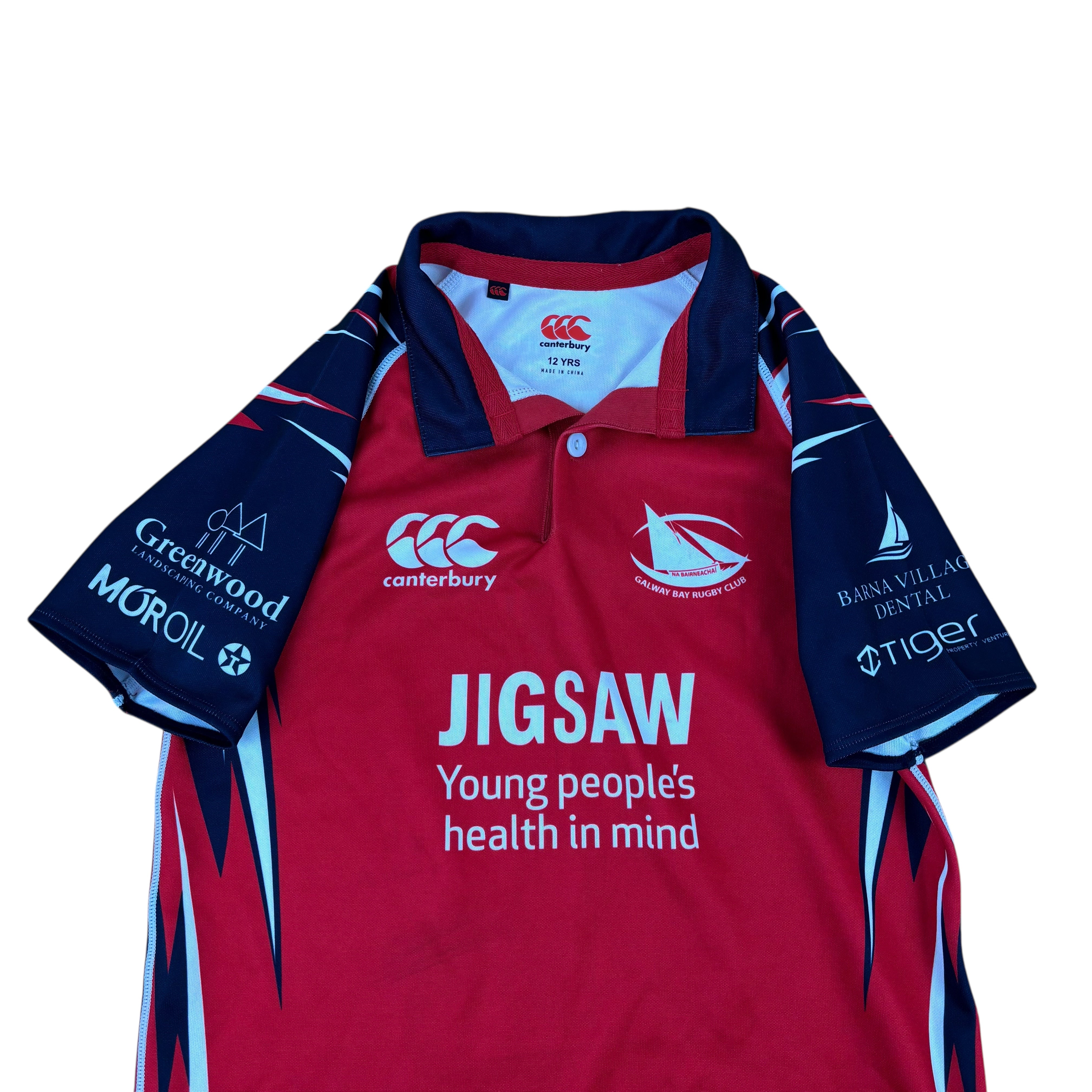 Canterbury Galway Bay Rugby Club 2022/23 Home Jersey (12yrs)