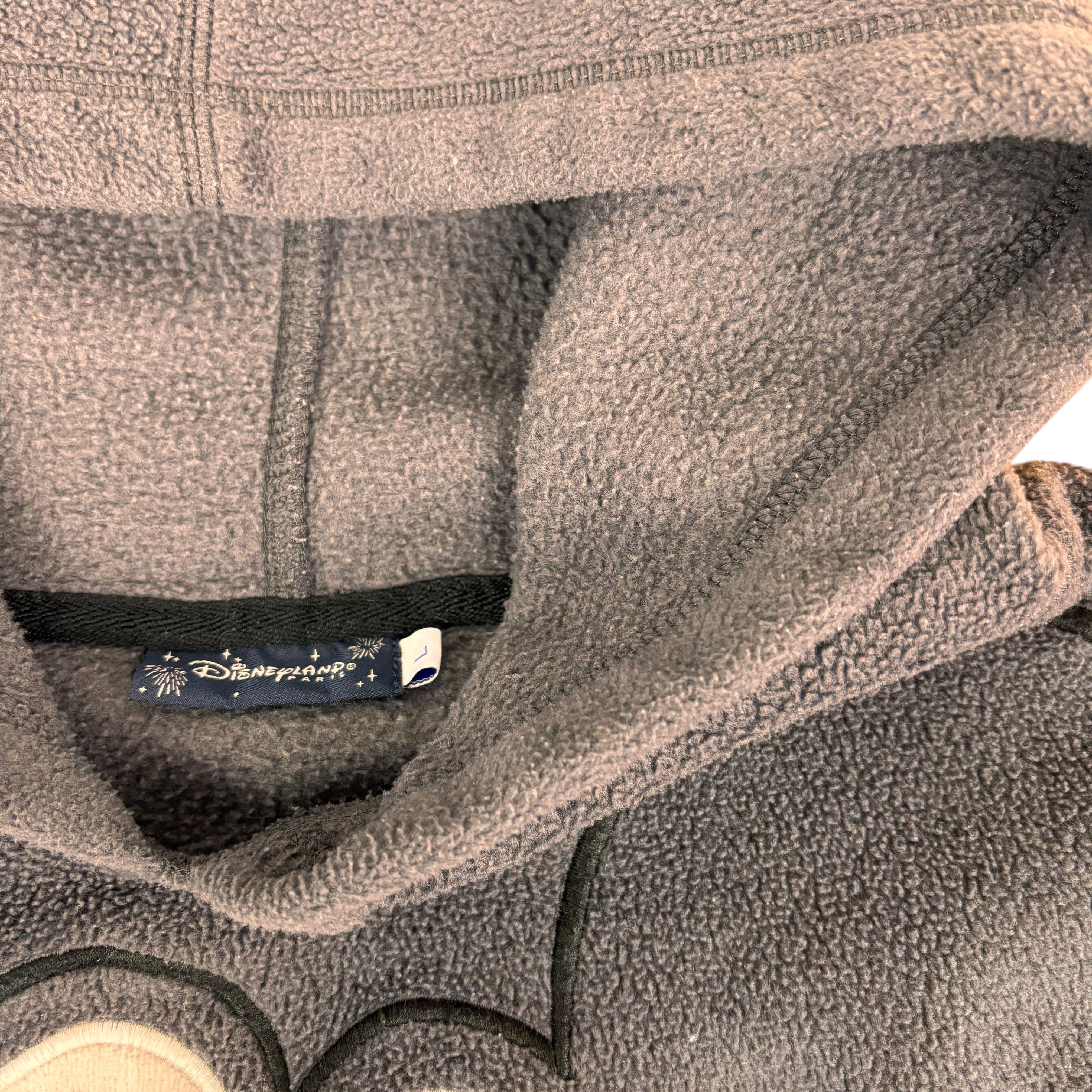 Disneyland Paris Grey Mickey Mouse Fleece Hoodie (Women’s L)