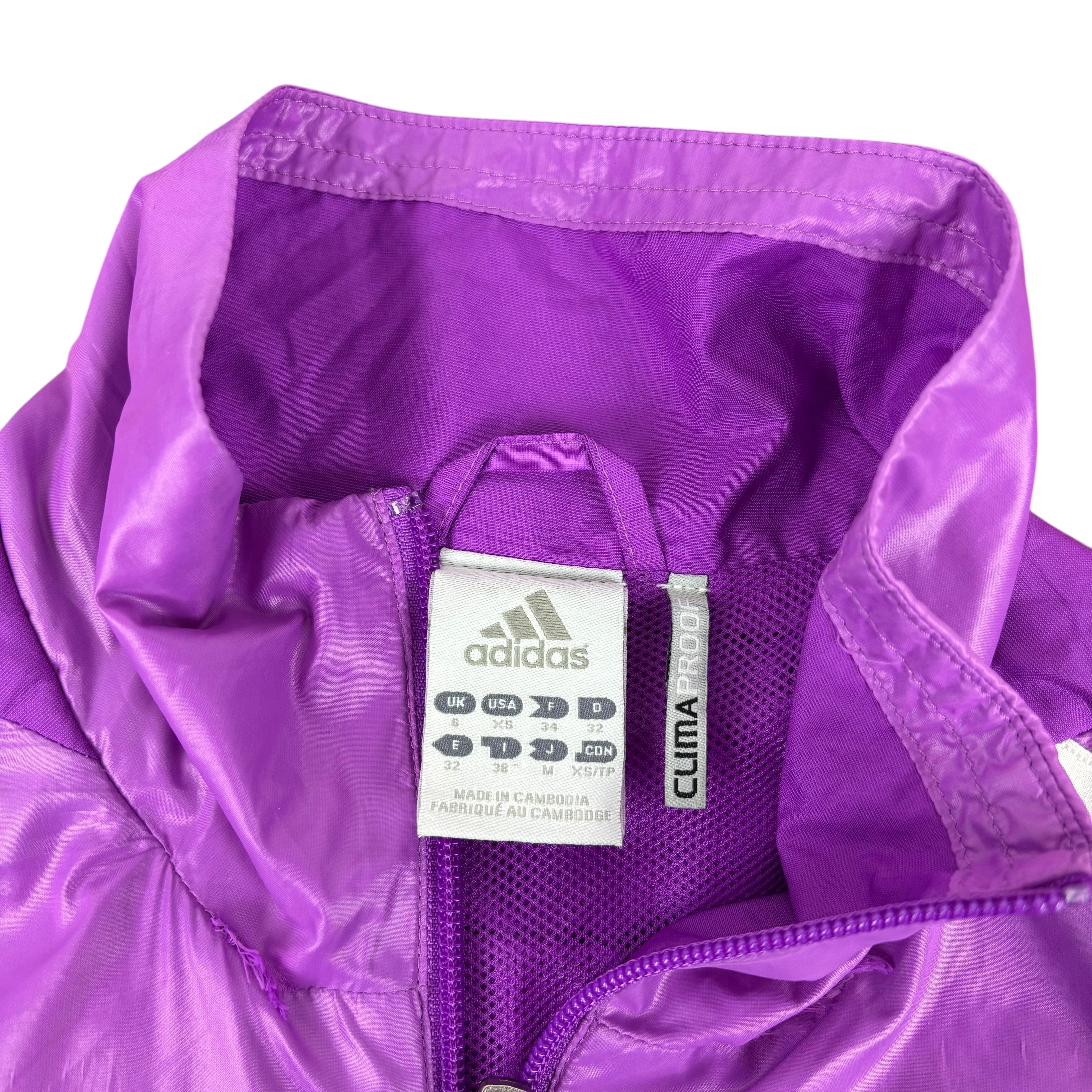 Adidas Purple Y2K Windbreaker (Women’s XS)