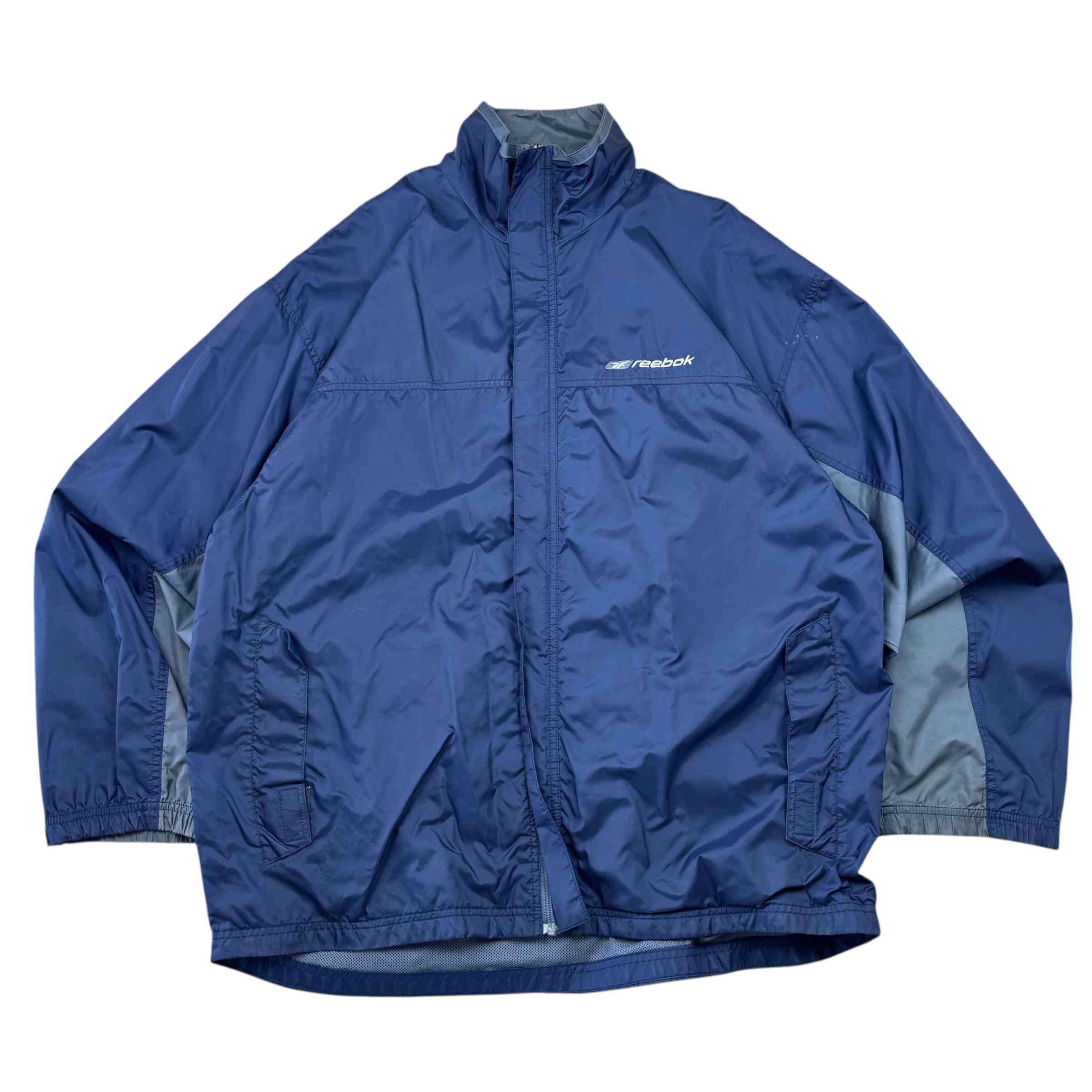 Reebok Navy 90s Logo Windbreaker (L)