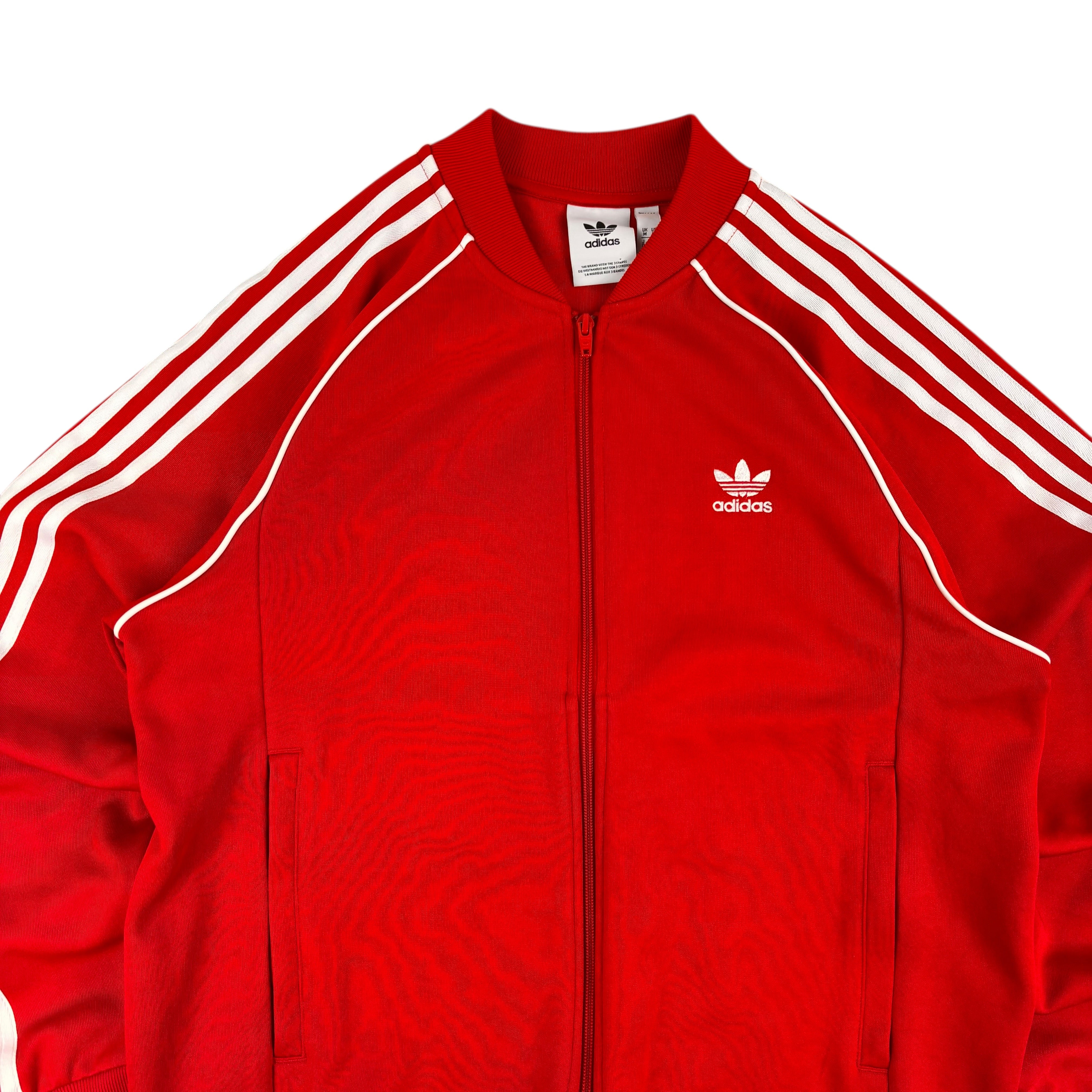 Adidas Red Bomber Track Jacket (M)