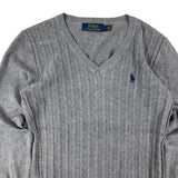 Polo Ralph Lauren Grey Knitted Sweater (Women’s L)