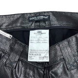 Dolce&Gabanna Y2K Silver Denim Pants (Women’s S)