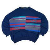 Tricot Colours Vintage Made in Ireland Knitted Fisherman Sweater (L)