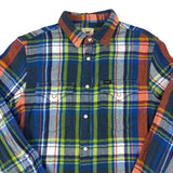 Lee Pearl Snap Flannel Shirt (S)