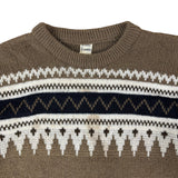 Malharia Vintage Brown Knitted Sweater (L)