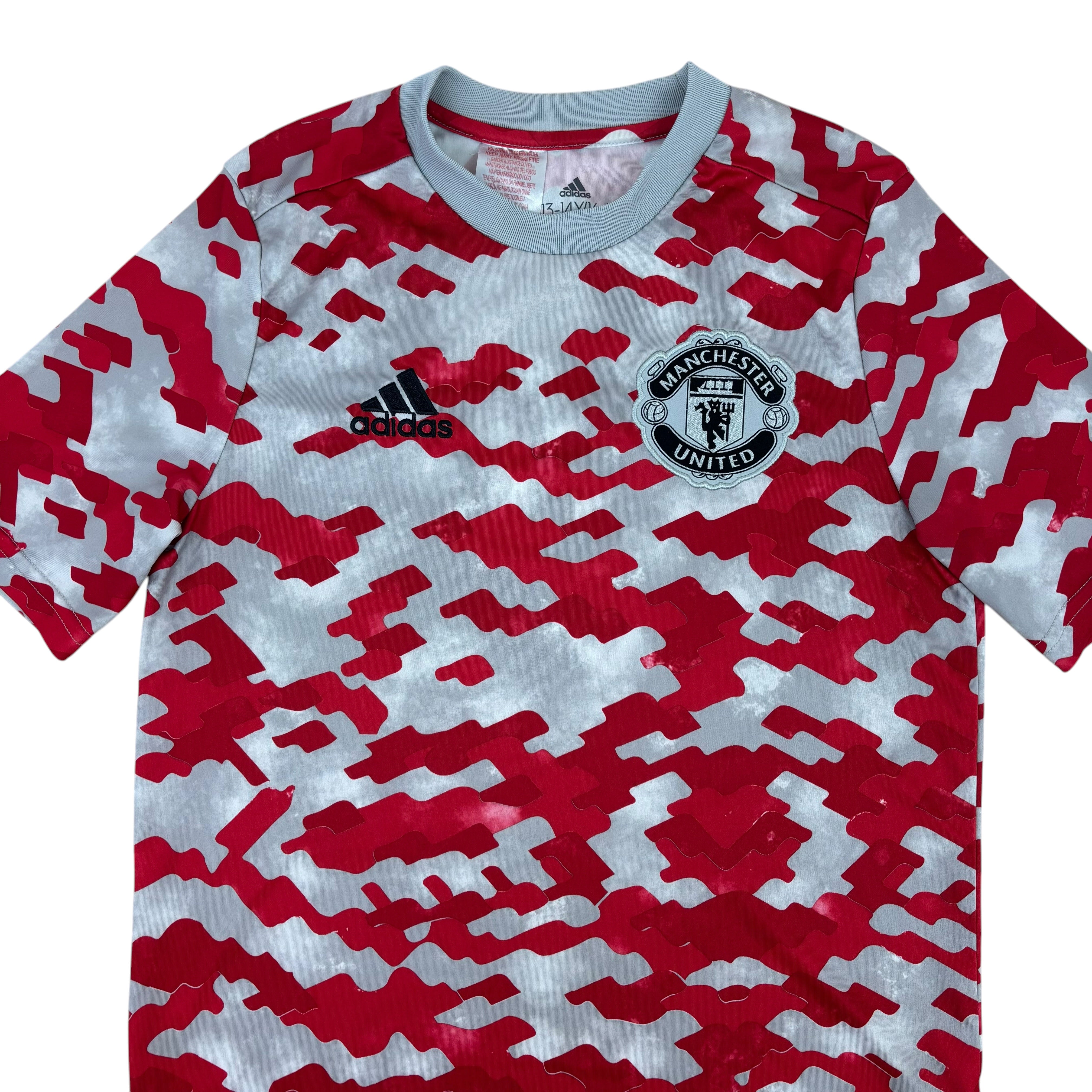 Adidas Manchester United FC 2021/22 Pre-Match Training Jersey (13-14yrs)