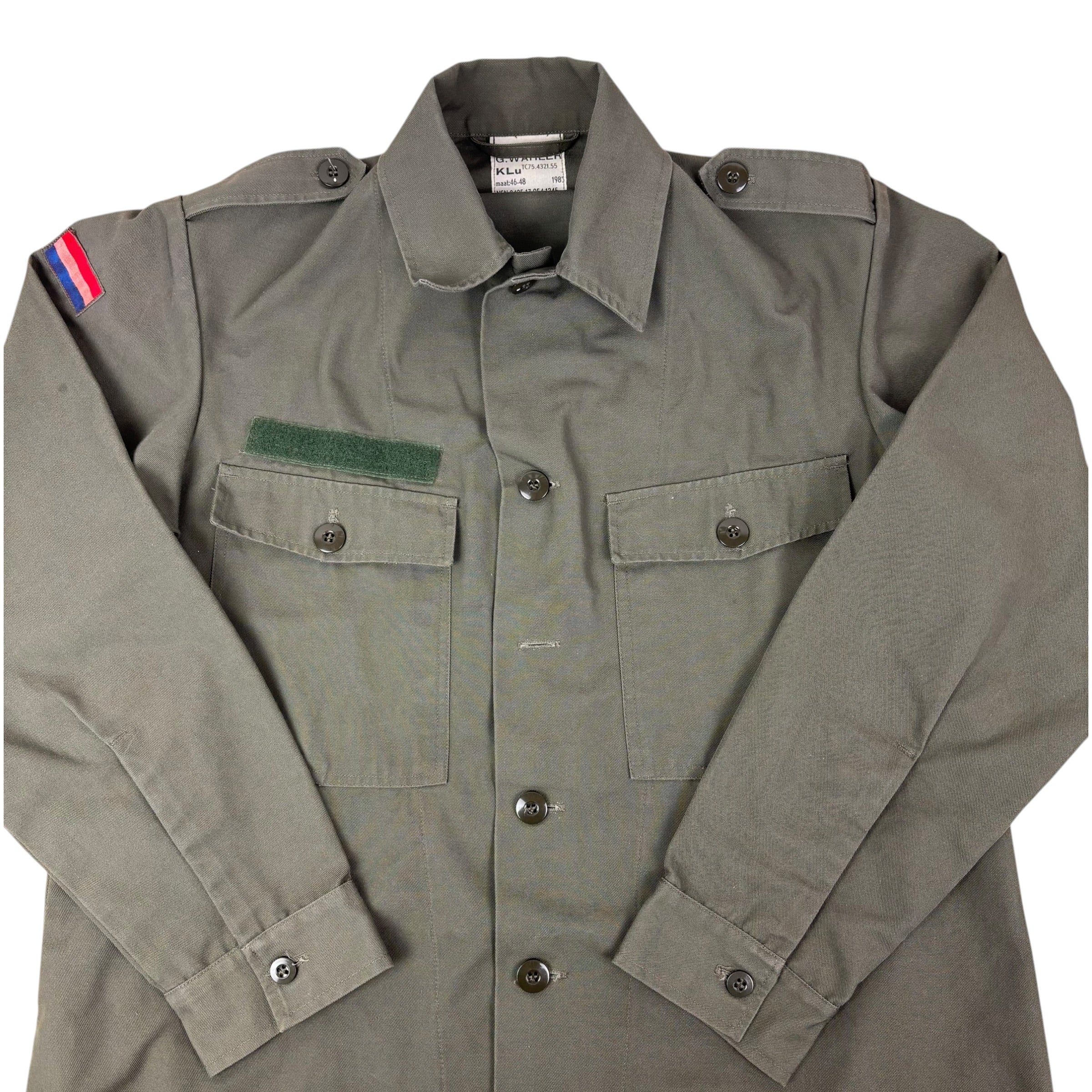 G.Wahler KLu Dutch Air Force 80s Cold War Field Jacket (M)