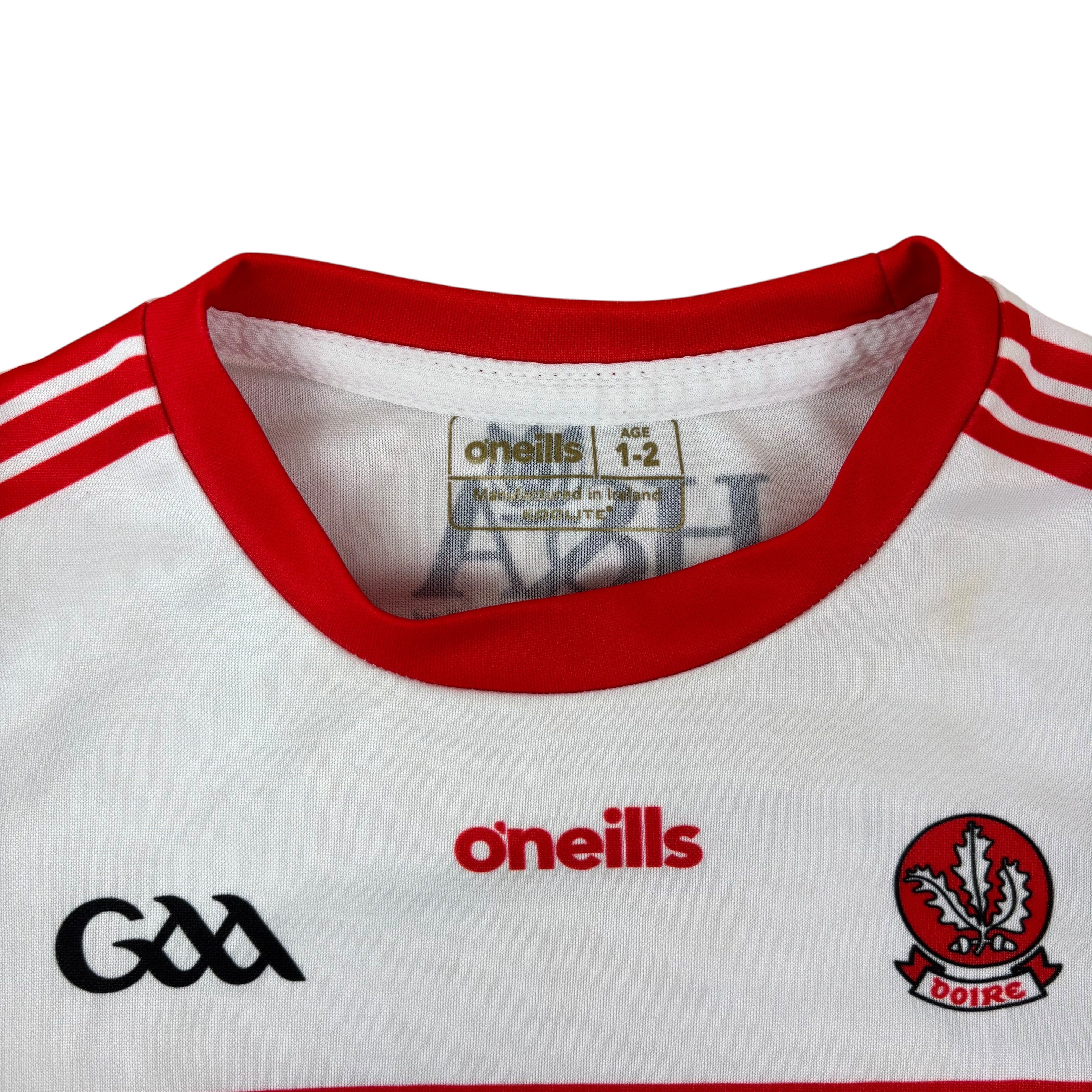 O’Neills Derry GAA 2019/20 Home Jersey (1-2yrs)