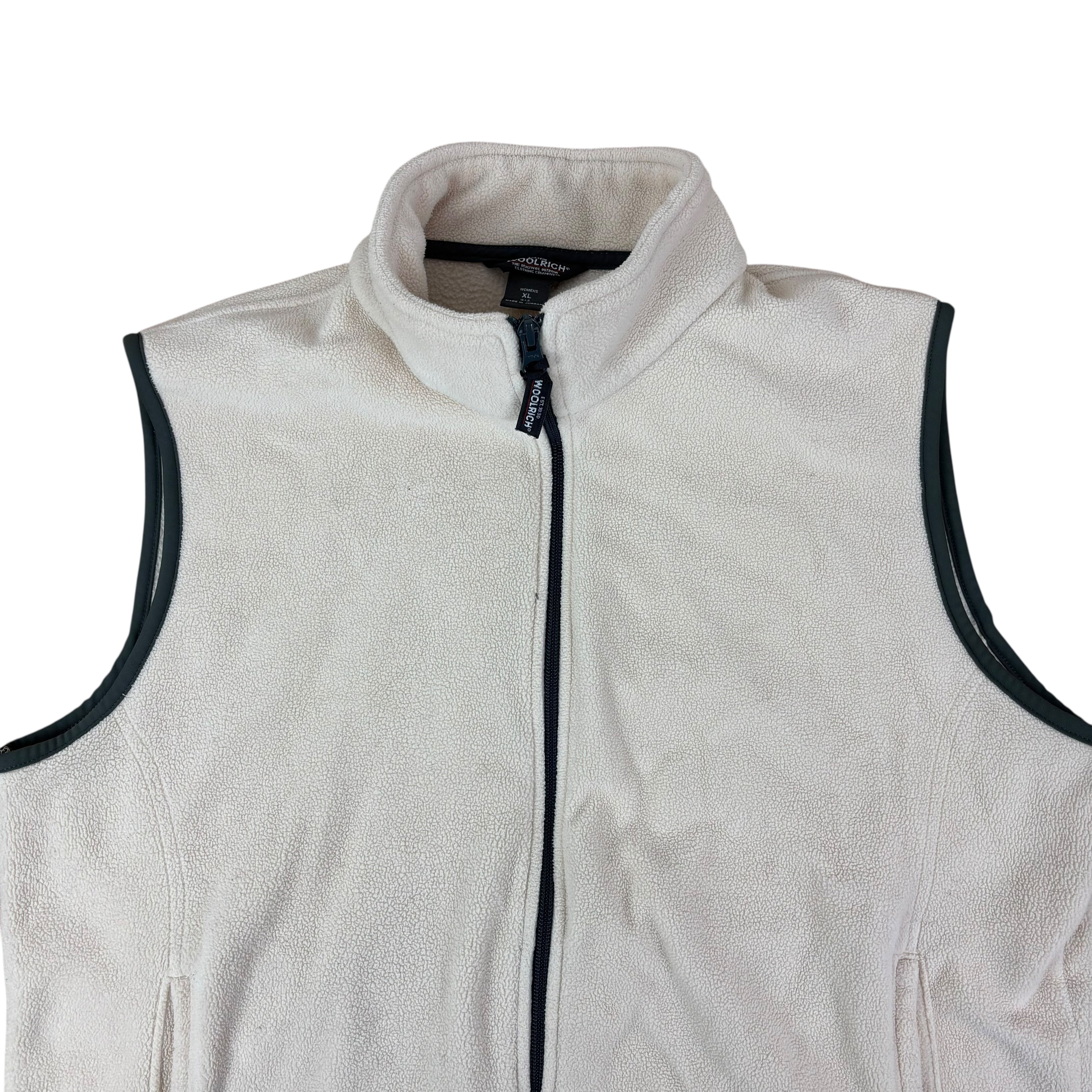Woolrich Cream Fleece Gilet (Women’s XL)
