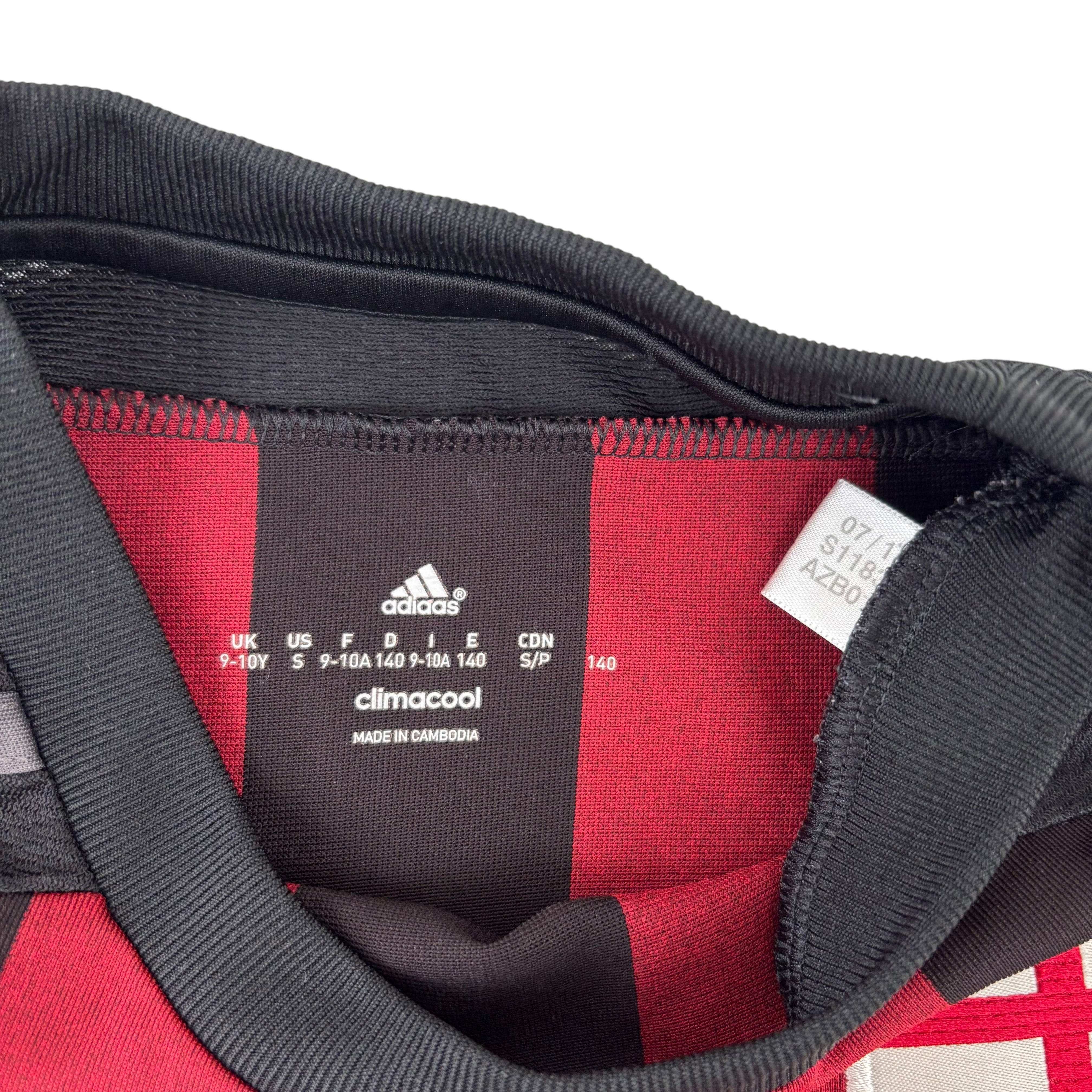 Adidas AC Milan 2015/16 Home Jersey (9-10yrs)